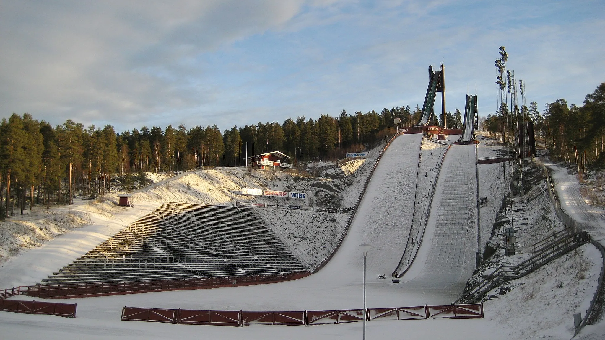 Photo showing: Ski jump "Lugnet" in Falun, Schweden