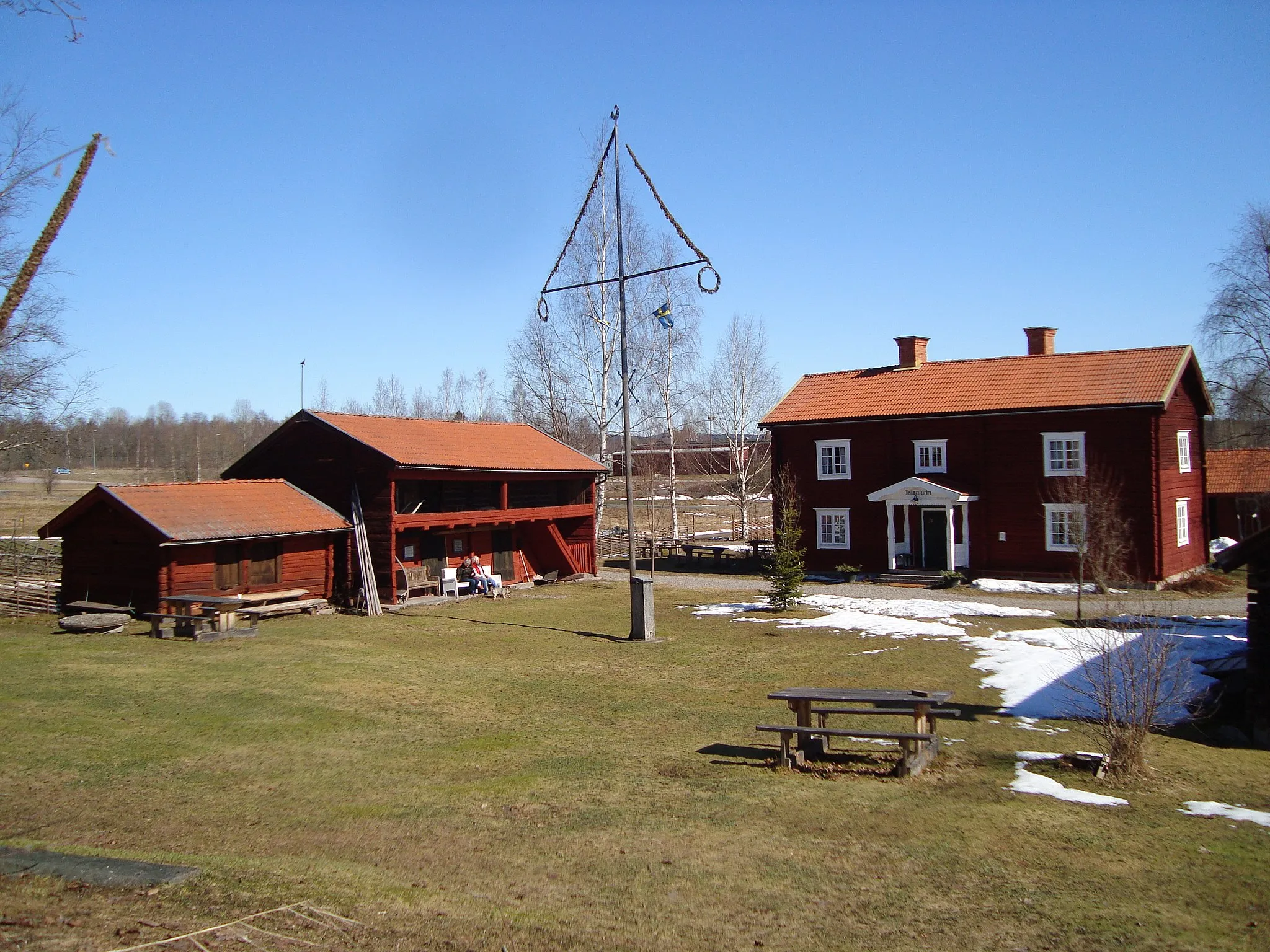 Photo showing: Norrbärke hembygdsgård, Smedjebacken.