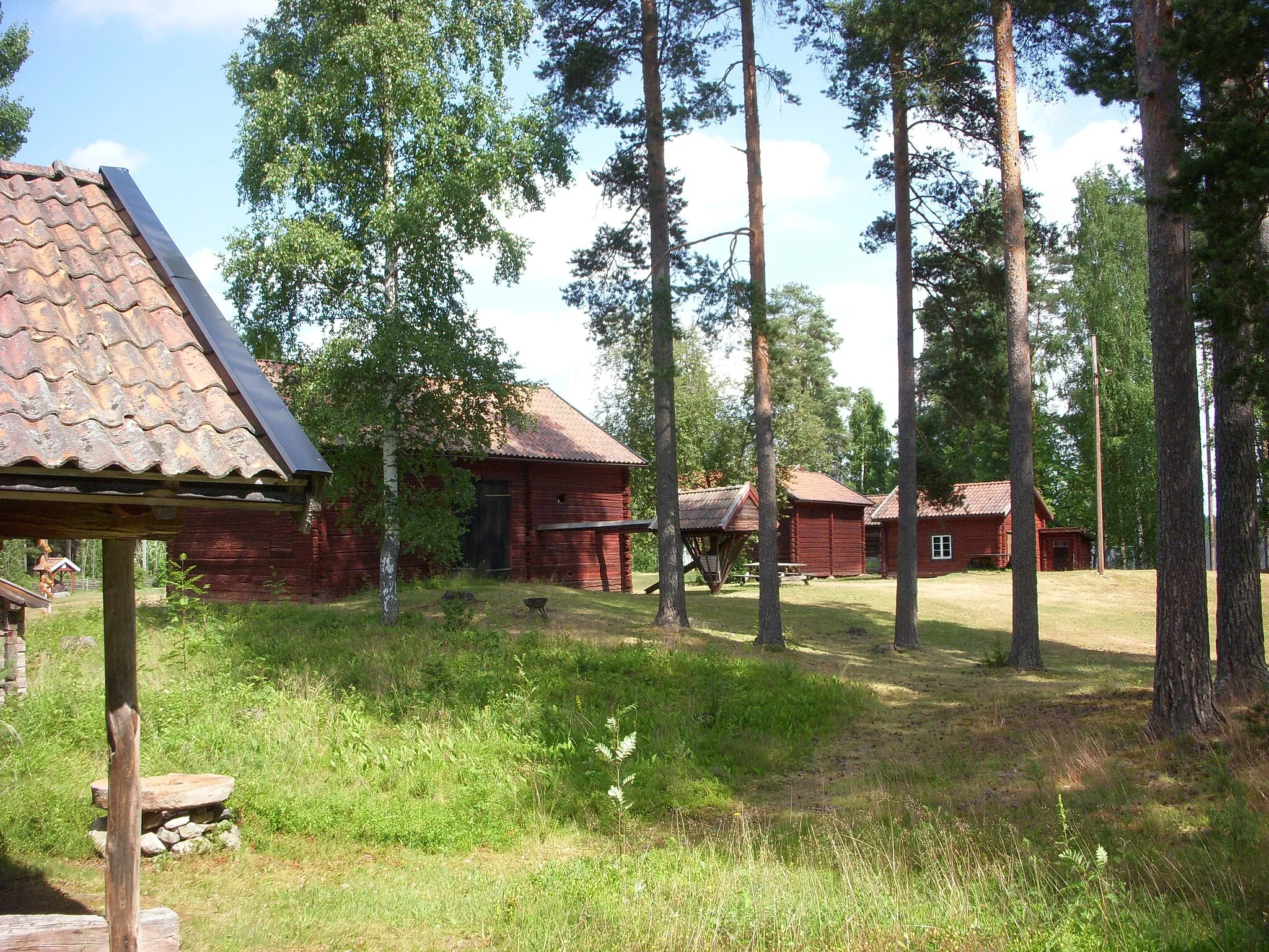 Photo showing: Grangärde hembygdsgård i Sunnansjö