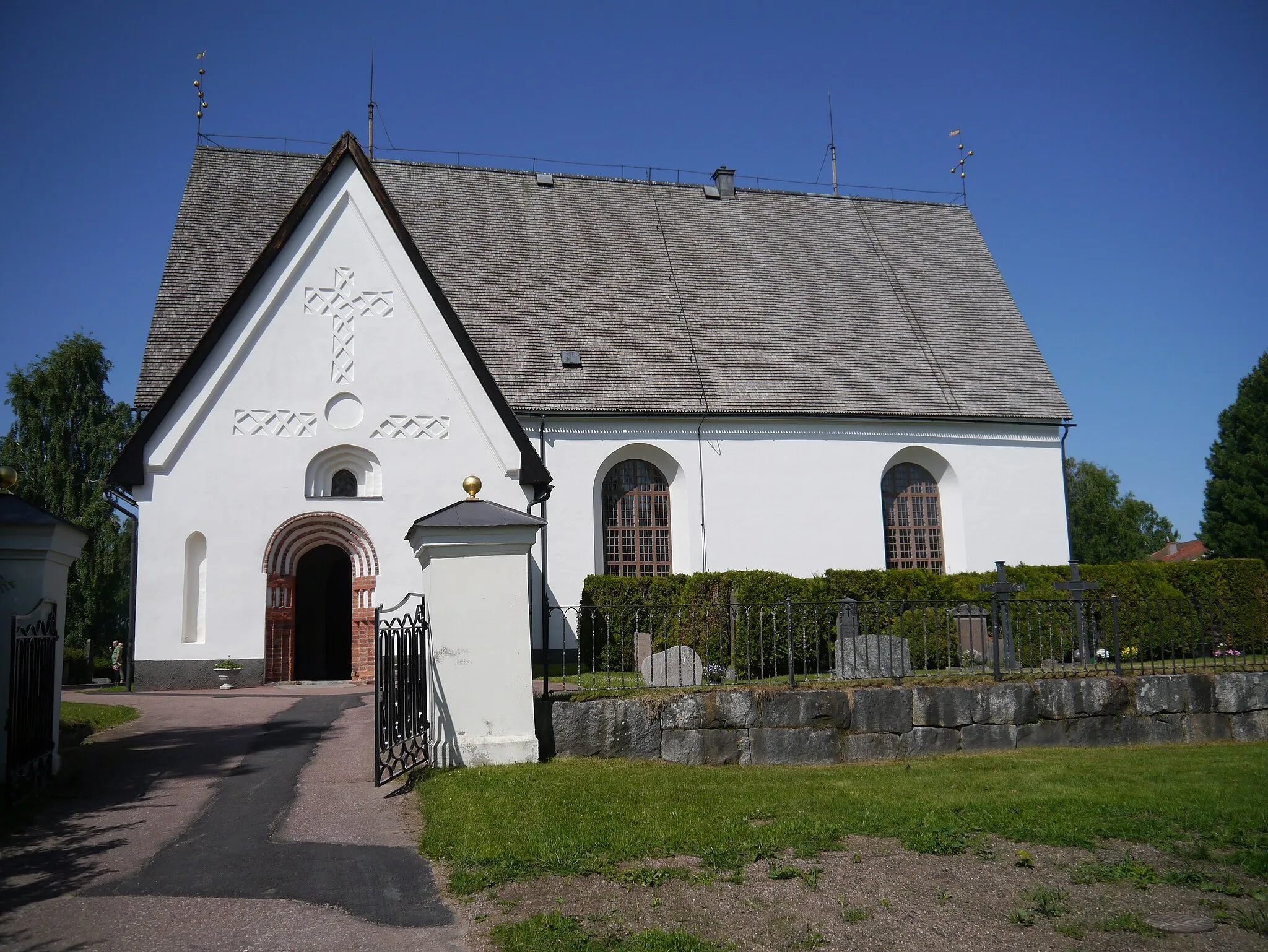 Photo showing: Church, Vika, Dalarna Province, Central Sweden