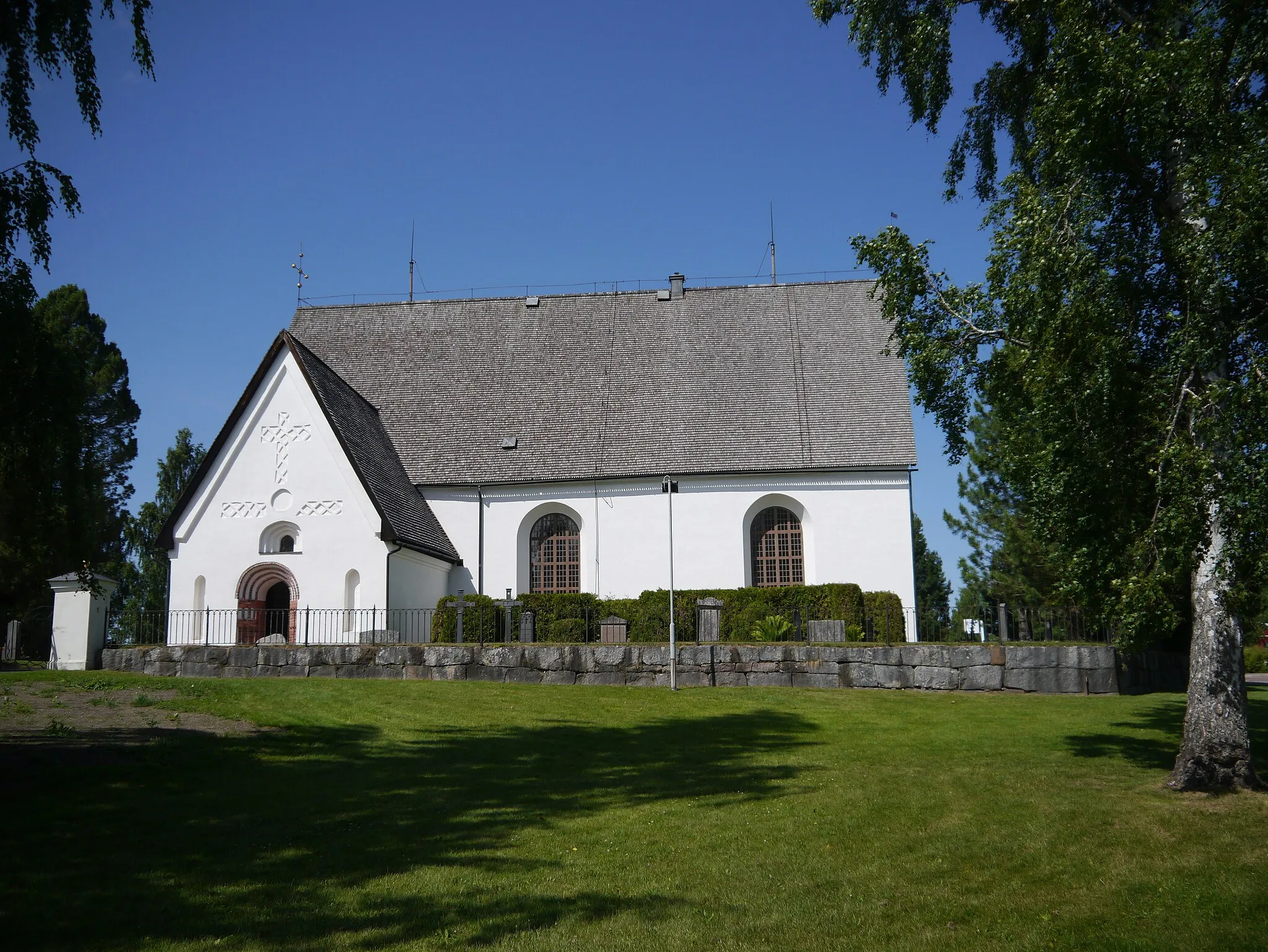 Photo showing: Church, Vika, Dalarna Province, Central Sweden