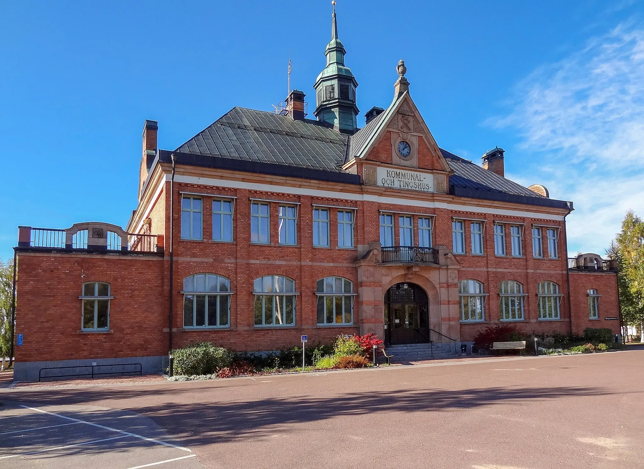 Photo showing: Townhall in Orsa, Dalarna county, Sweden