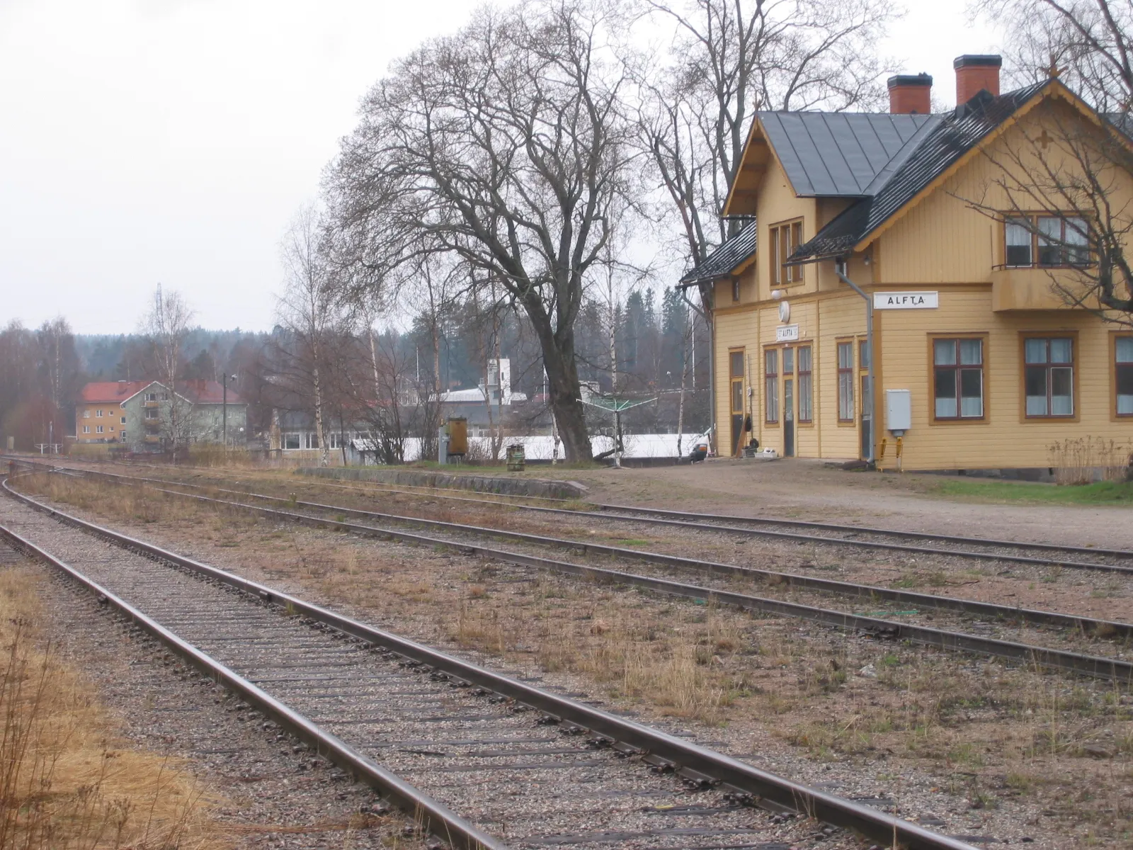 Photo showing: Alfta railway station