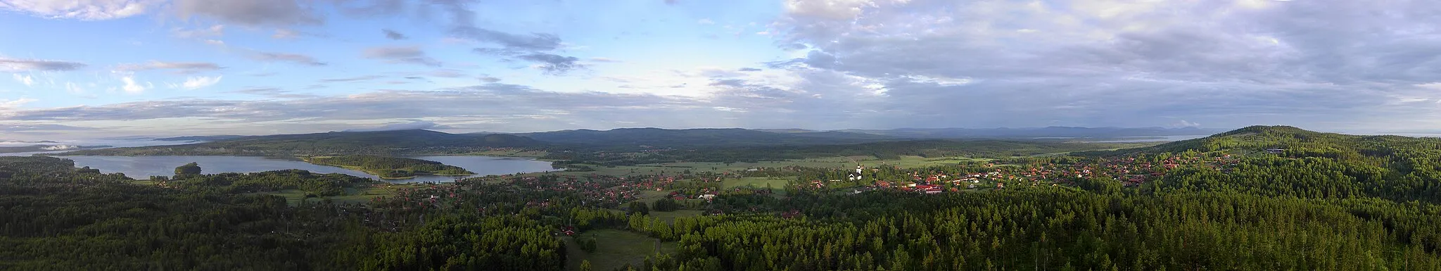 Photo showing: Panorama över Siljansnäs