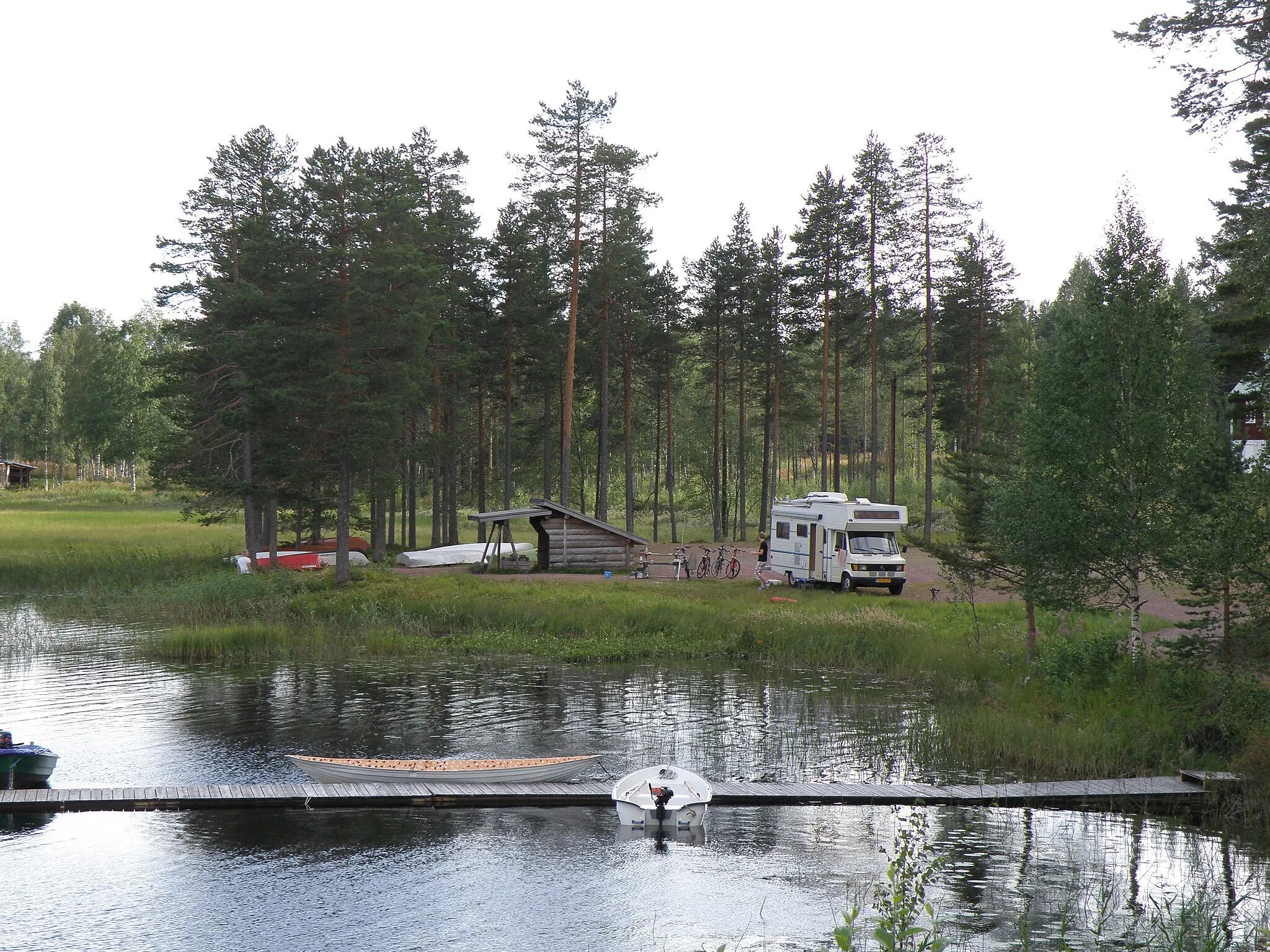 Photo showing: Nornäs Camping, Nornäs, Älvdalens Kommun, Sverige