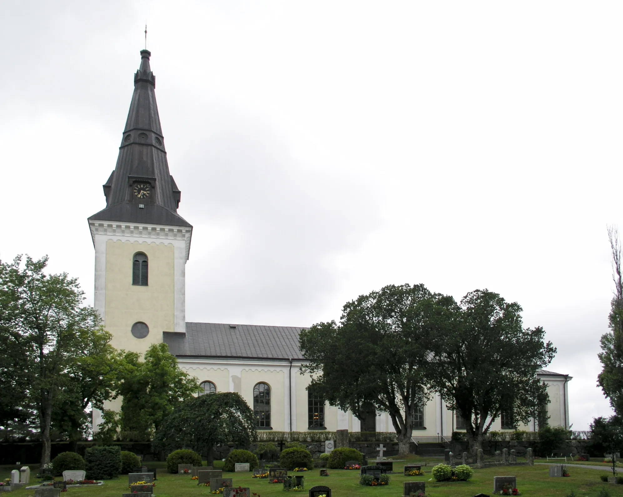 Photo showing: Enånger church. Diocese of Uppsala, Sweden. Distant view.