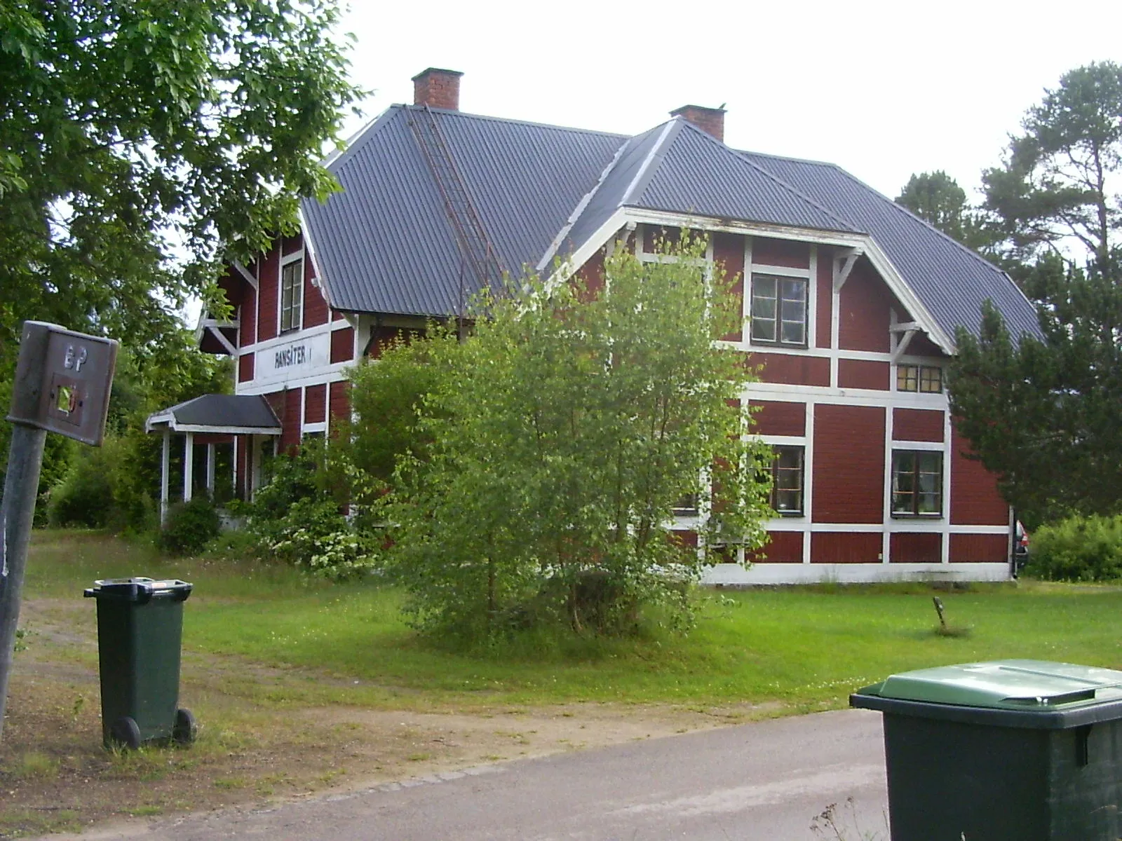 Photo showing: Klarälvsbanan, station Ransäter
