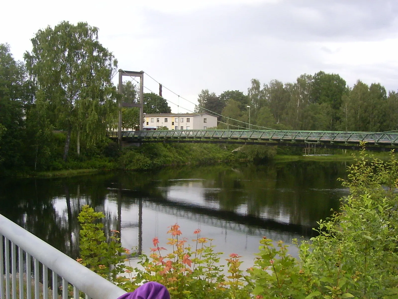Photo showing: Deje, brug over de Klarälv, gezien vanaf Klarälvsbanan
