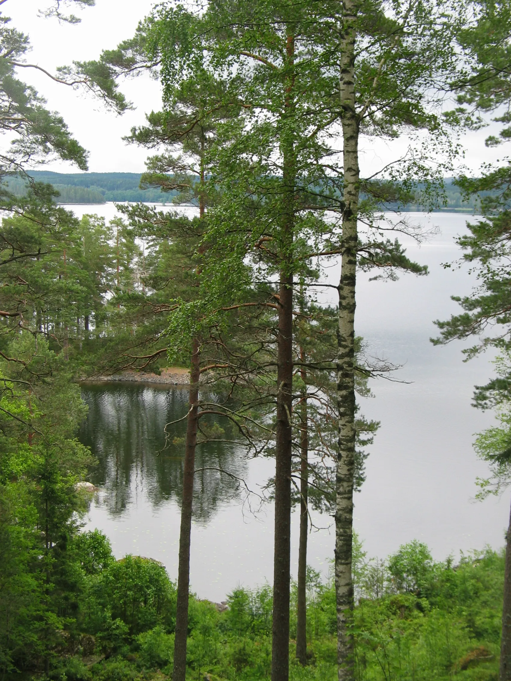 Photo showing: Lake Yngen, Högbergsfältet, Persberg