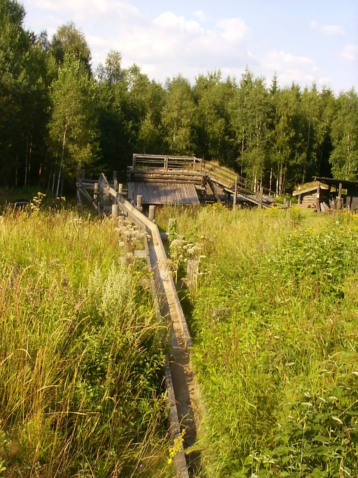 Photo showing: Nya Lapphyttan, kunstmatige waterkrachtgoot