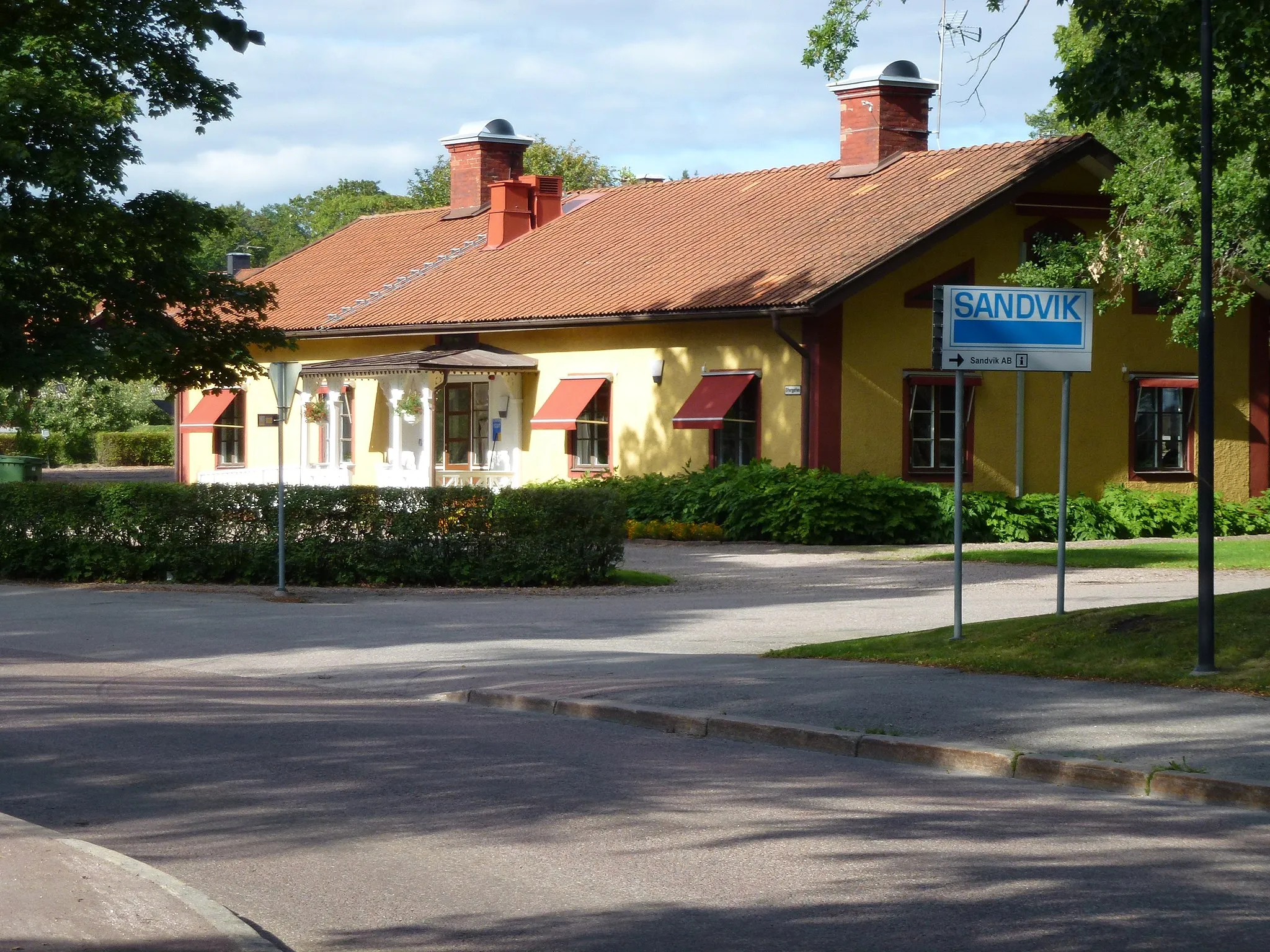 Photo showing: Sandviken - original house for workers from mid 19th century