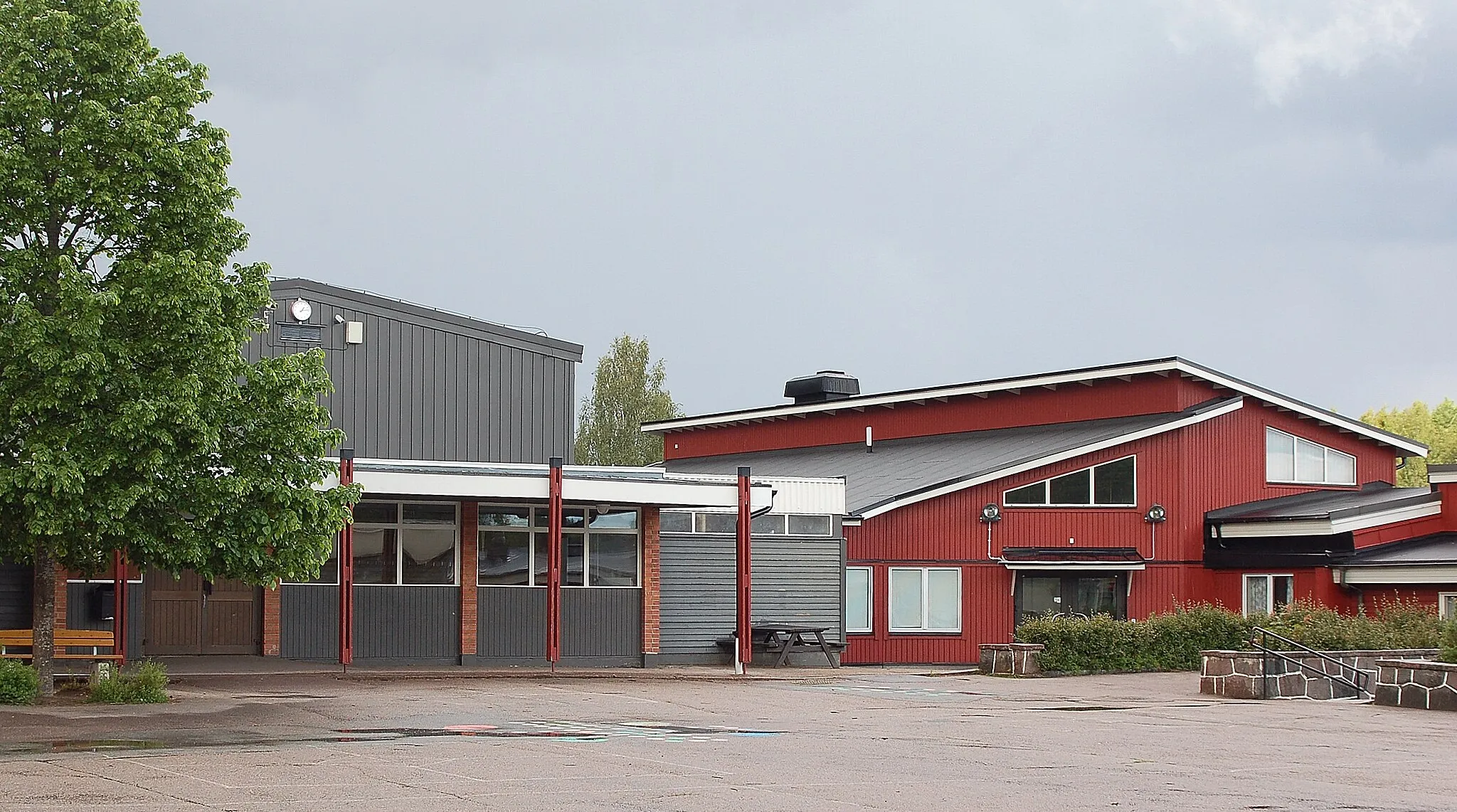 Photo showing: Vallargärdets skola