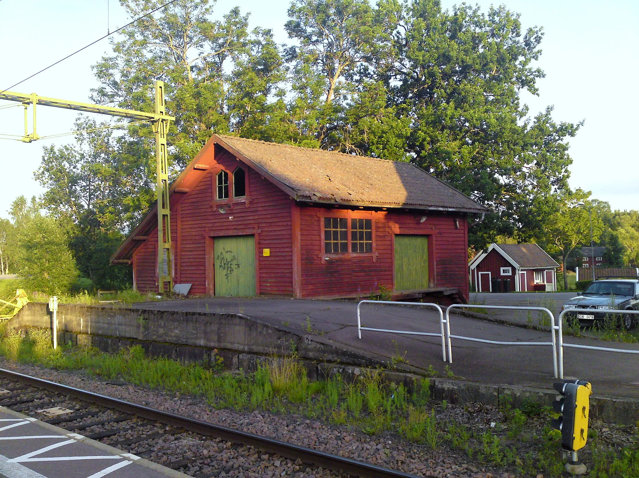 Photo showing: Gamla gods kabinettet på Högboda järnvägsstation