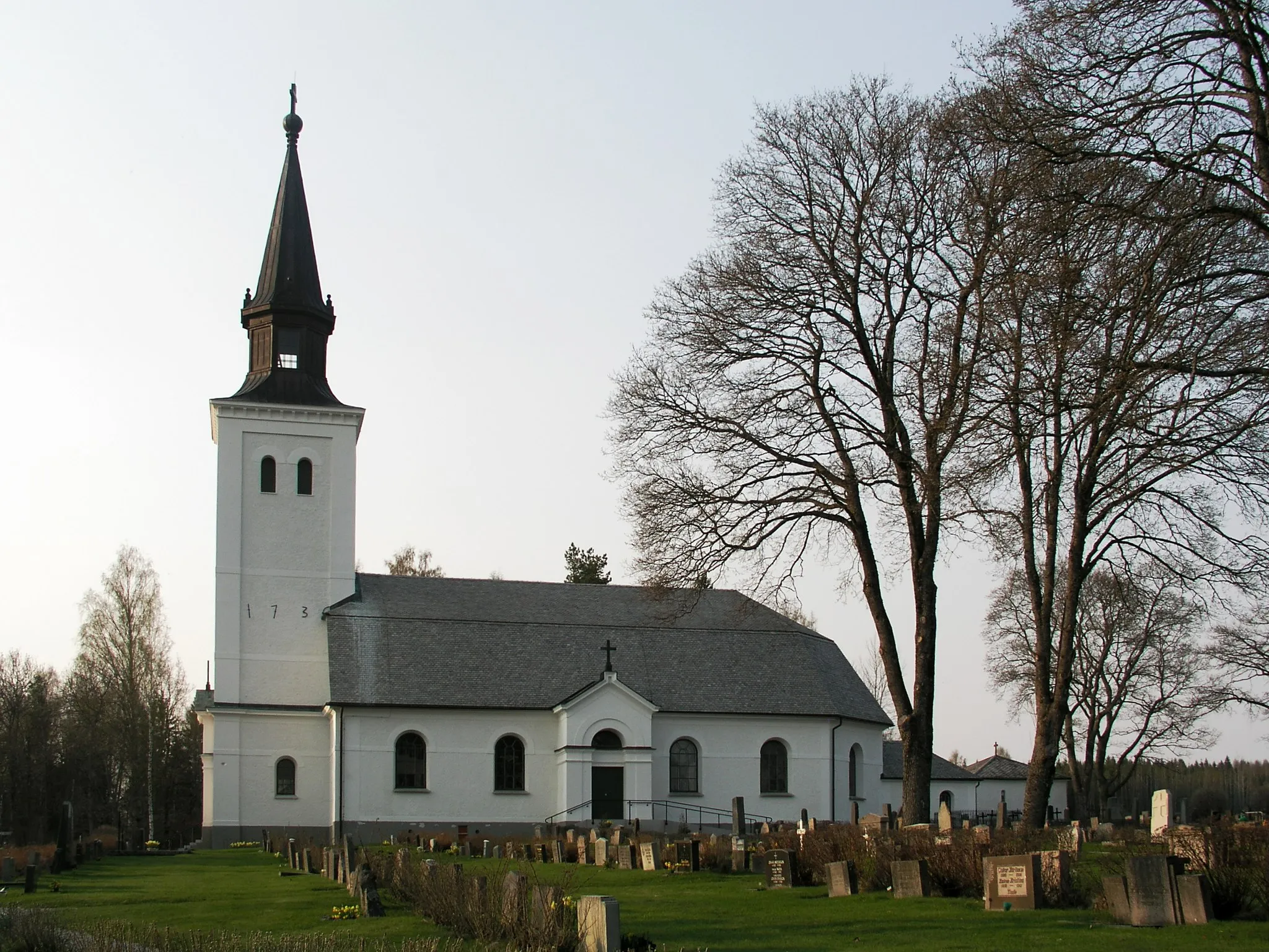 Photo showing: Glava church, Diocese of Karlstad. Sweden. View.