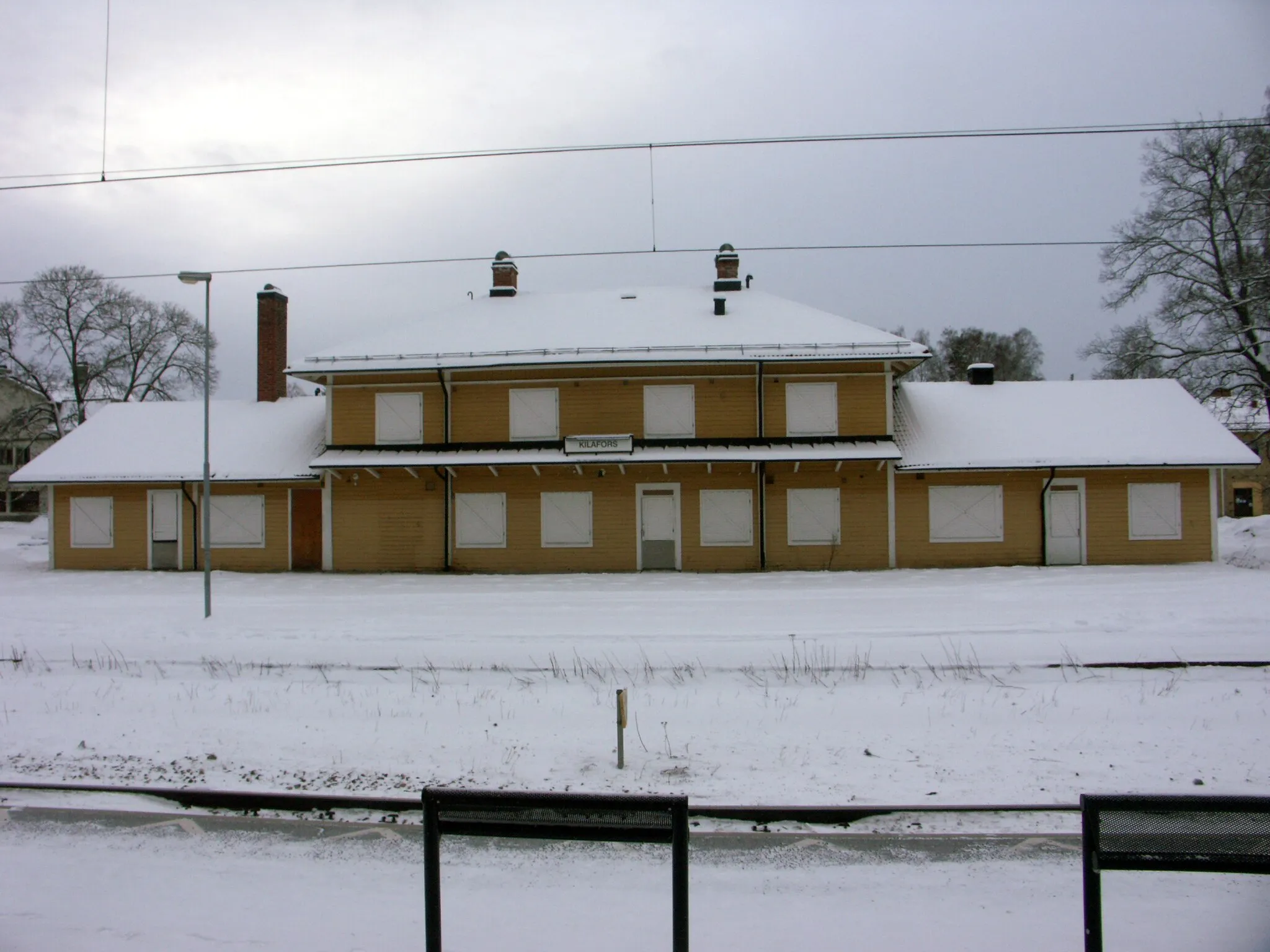 Photo showing: Kilafors station