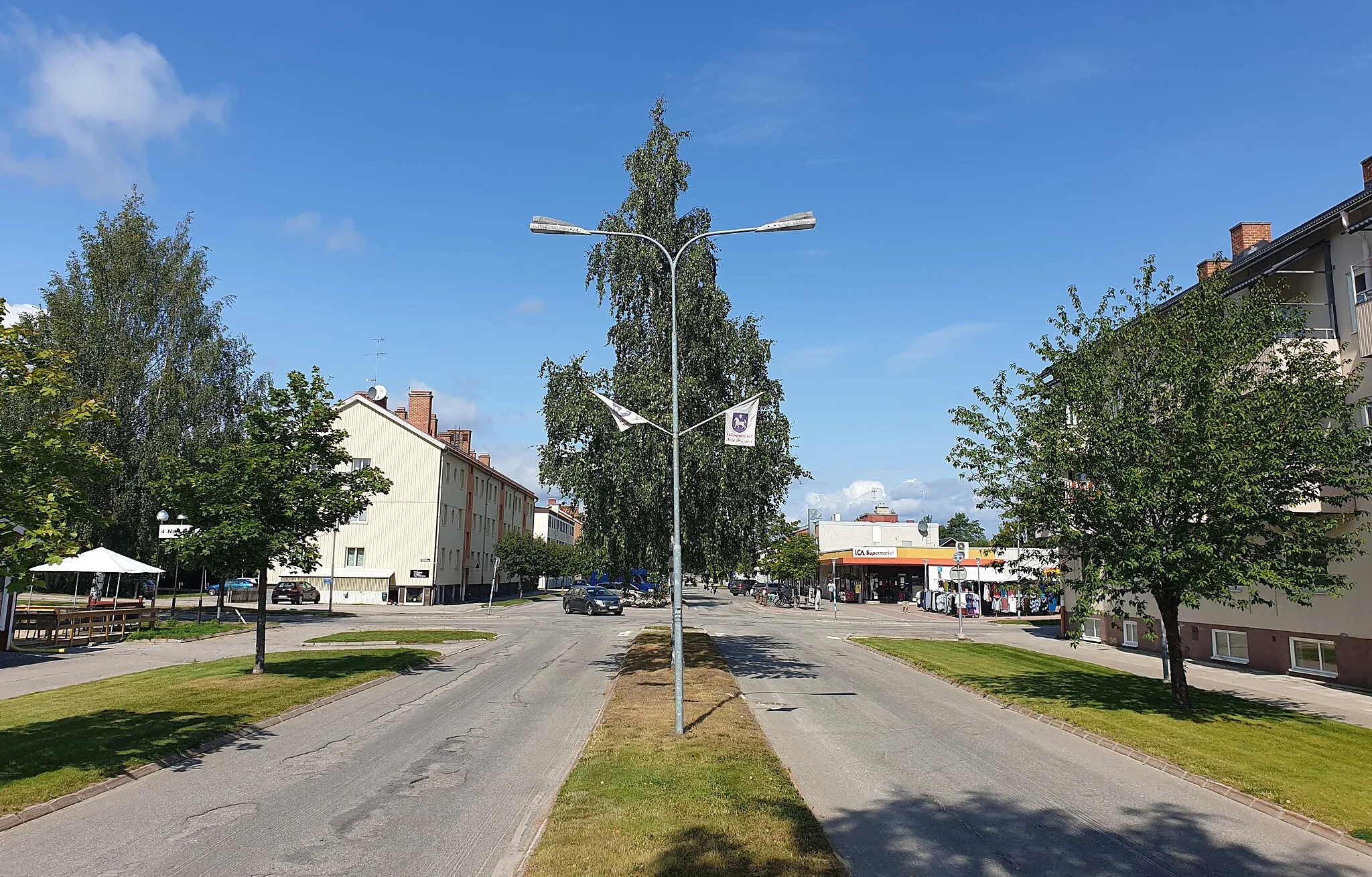 Photo showing: Storgatan i centrala Arbrå, augusti 2019