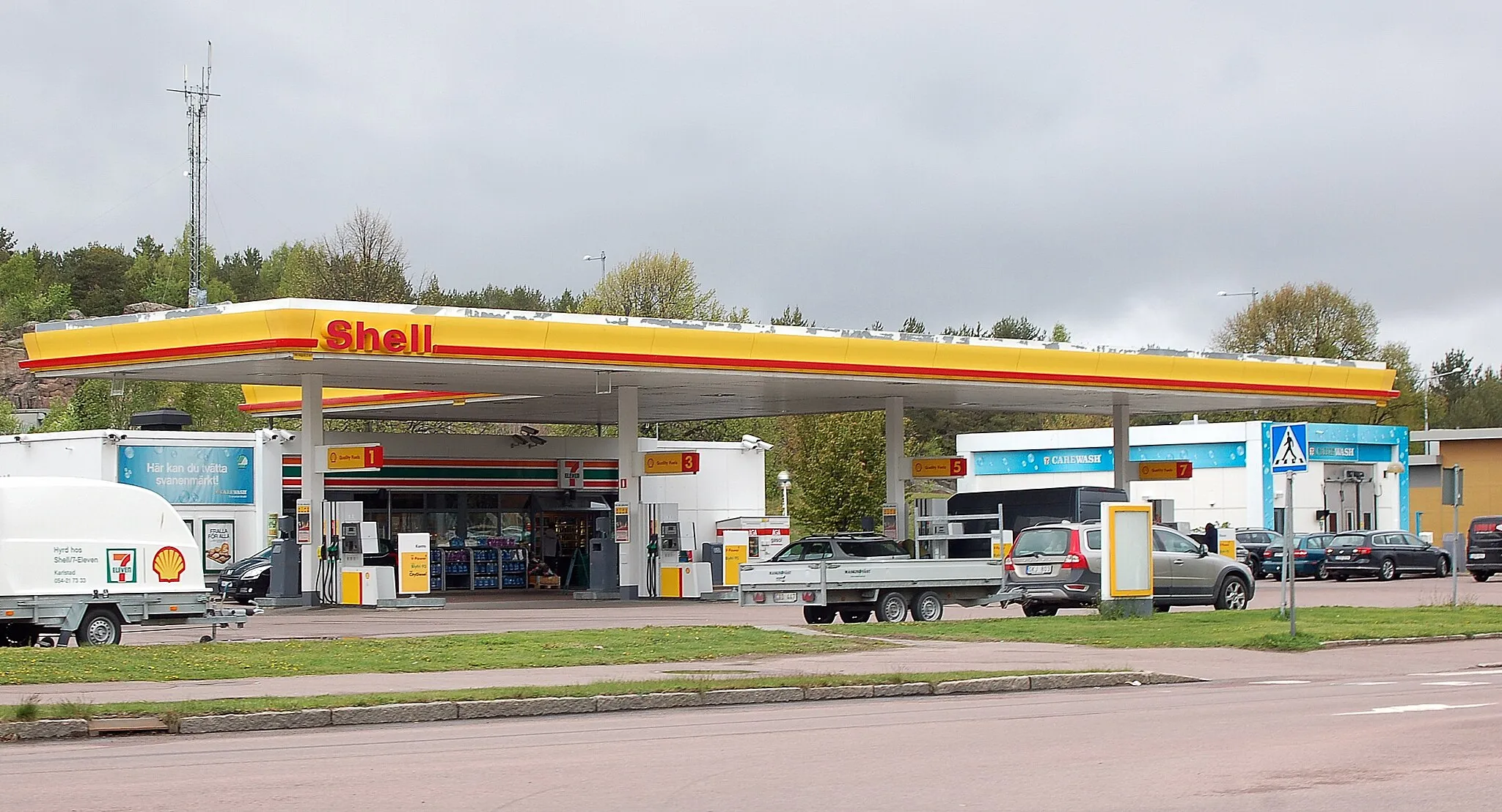 Photo showing: Shells bränsledepå på Norrstrand, Karlstad.