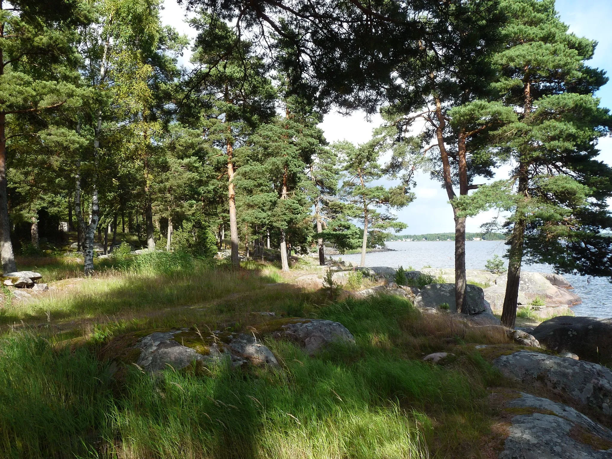 Photo showing: De kust bij het Varna meer in Skutberget bij Karlstad