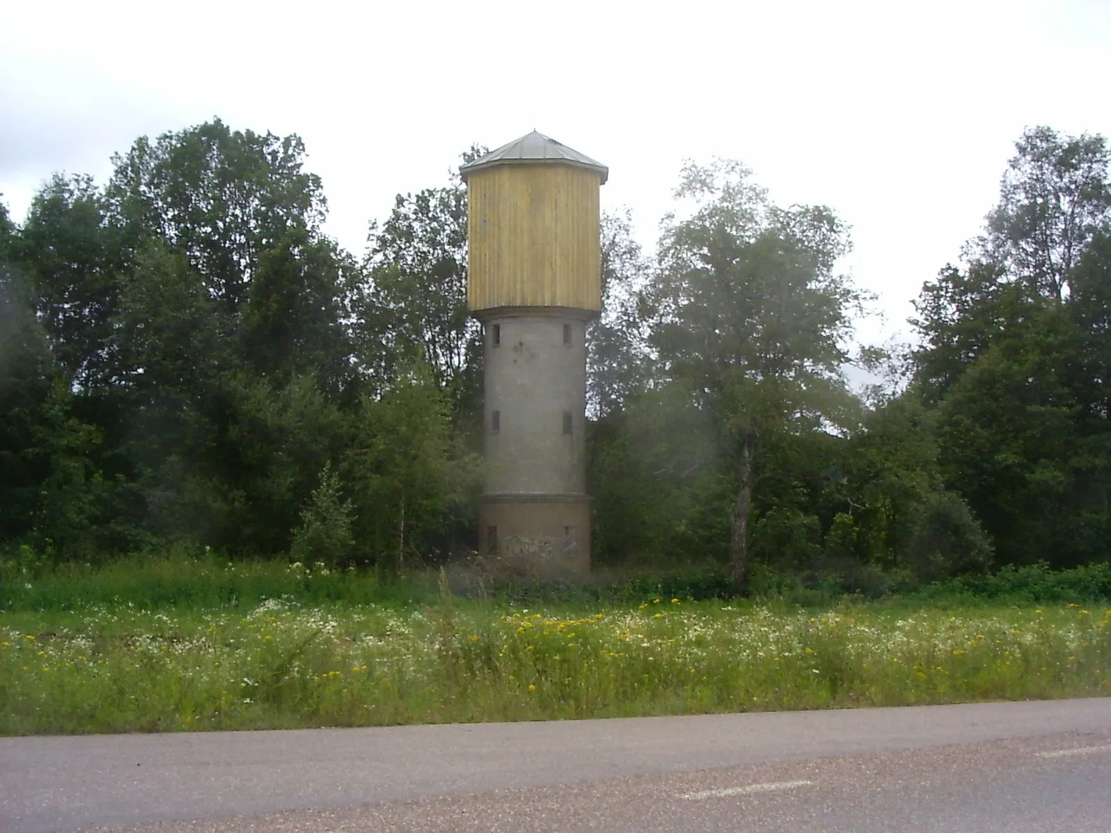 Photo showing: Water tower in between Hedemora and Vikmanshyttan