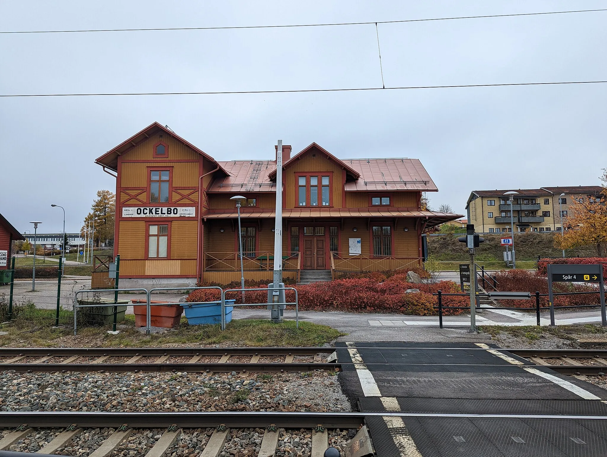 Photo showing: Ockelbo stationshus