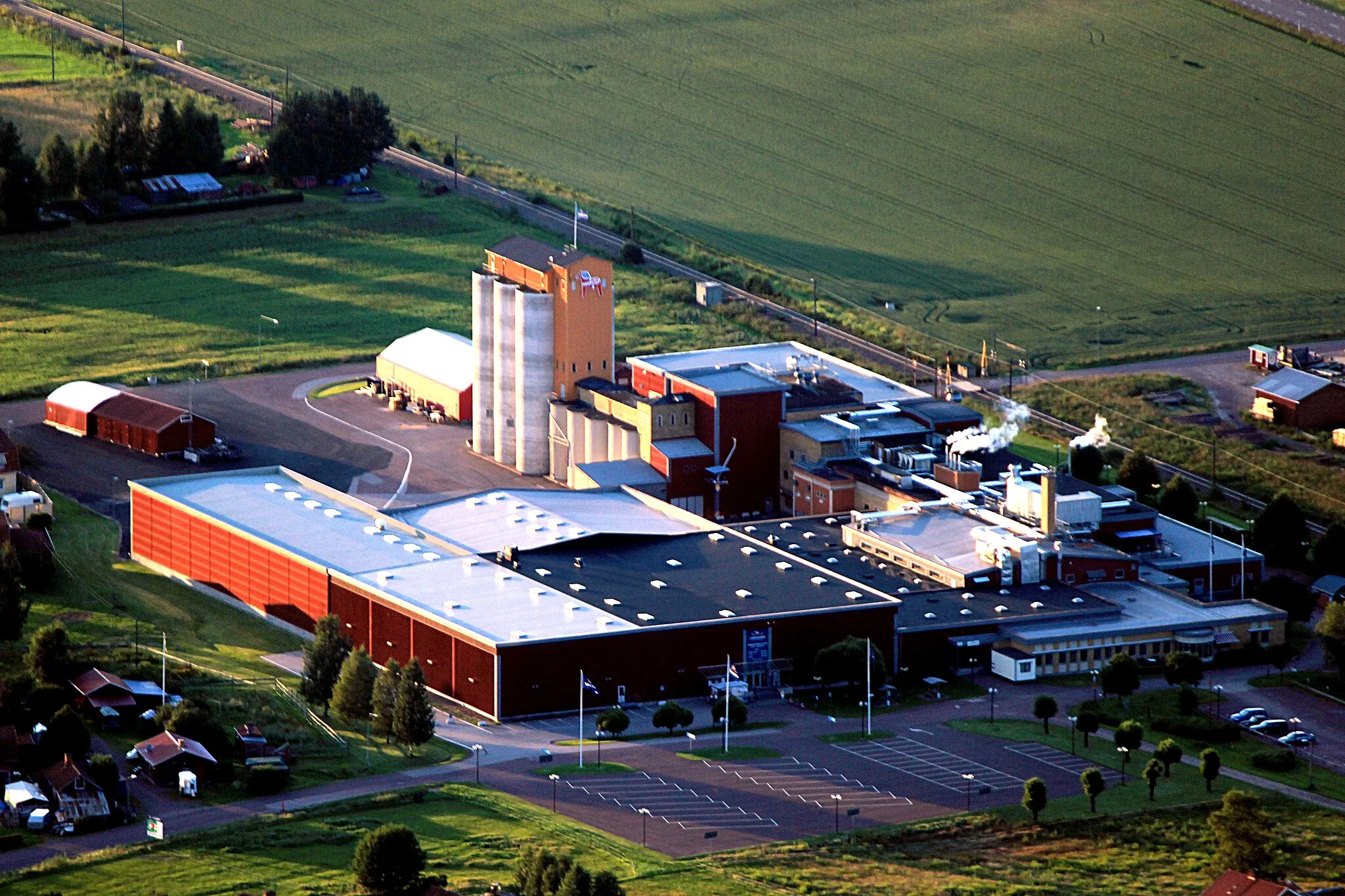 Photo showing: Flygfoto över Leksands kommun, Dalarnas län, Sverige