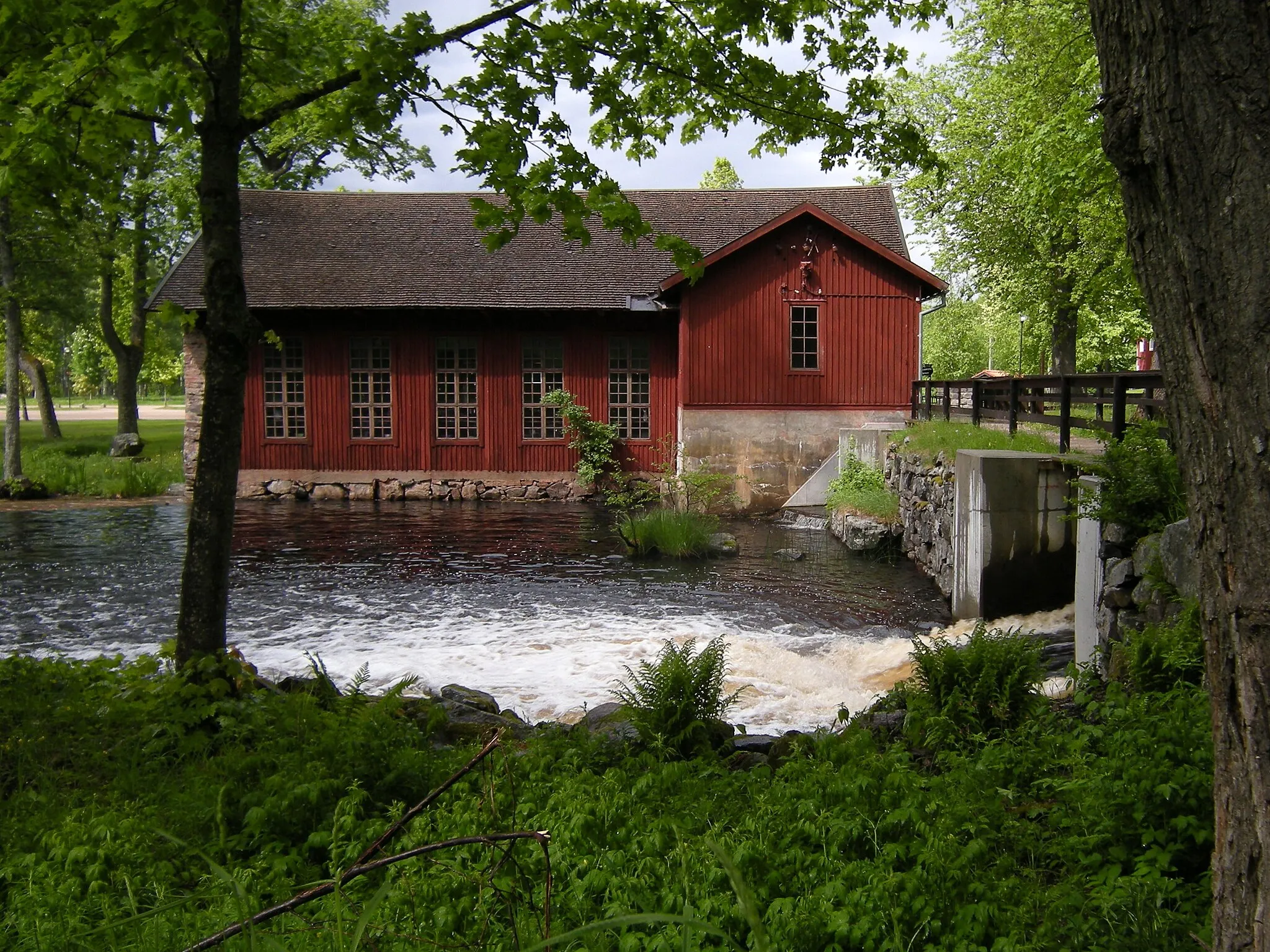 Photo showing: Högbo bruk, övre hammaren