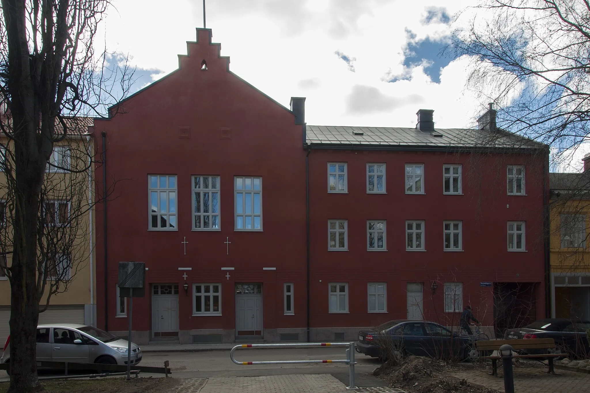 Photo showing: Bävern 9, Karlstad, ursprungligen Frälsningsarmén. Byggnadsår 1910. Arkitekt J Albin Svensson Stark m.fl