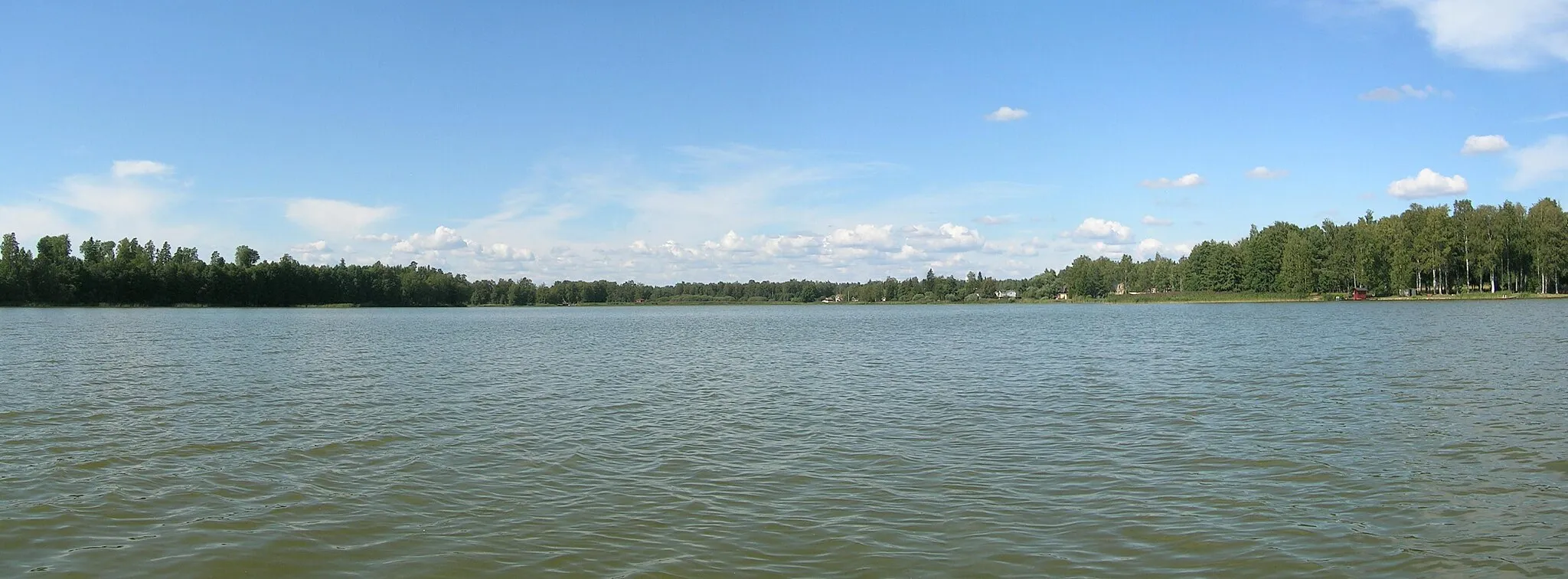 Photo showing: Panorma Ramsjön, Morgongåva, Heby kommun, Sweden