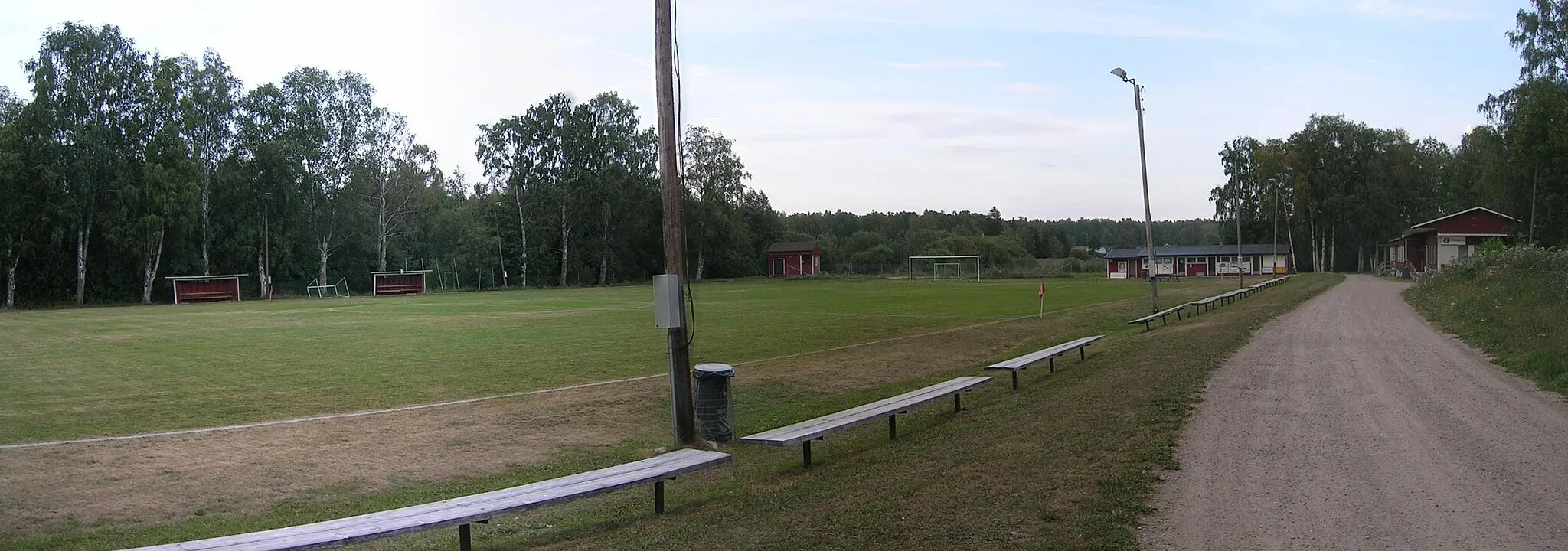 Photo showing: The football field in Morgongåva