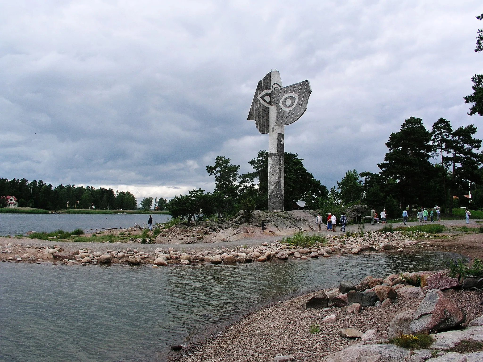 Photo showing: Picasso statue in Kristinehamn, Sweden.