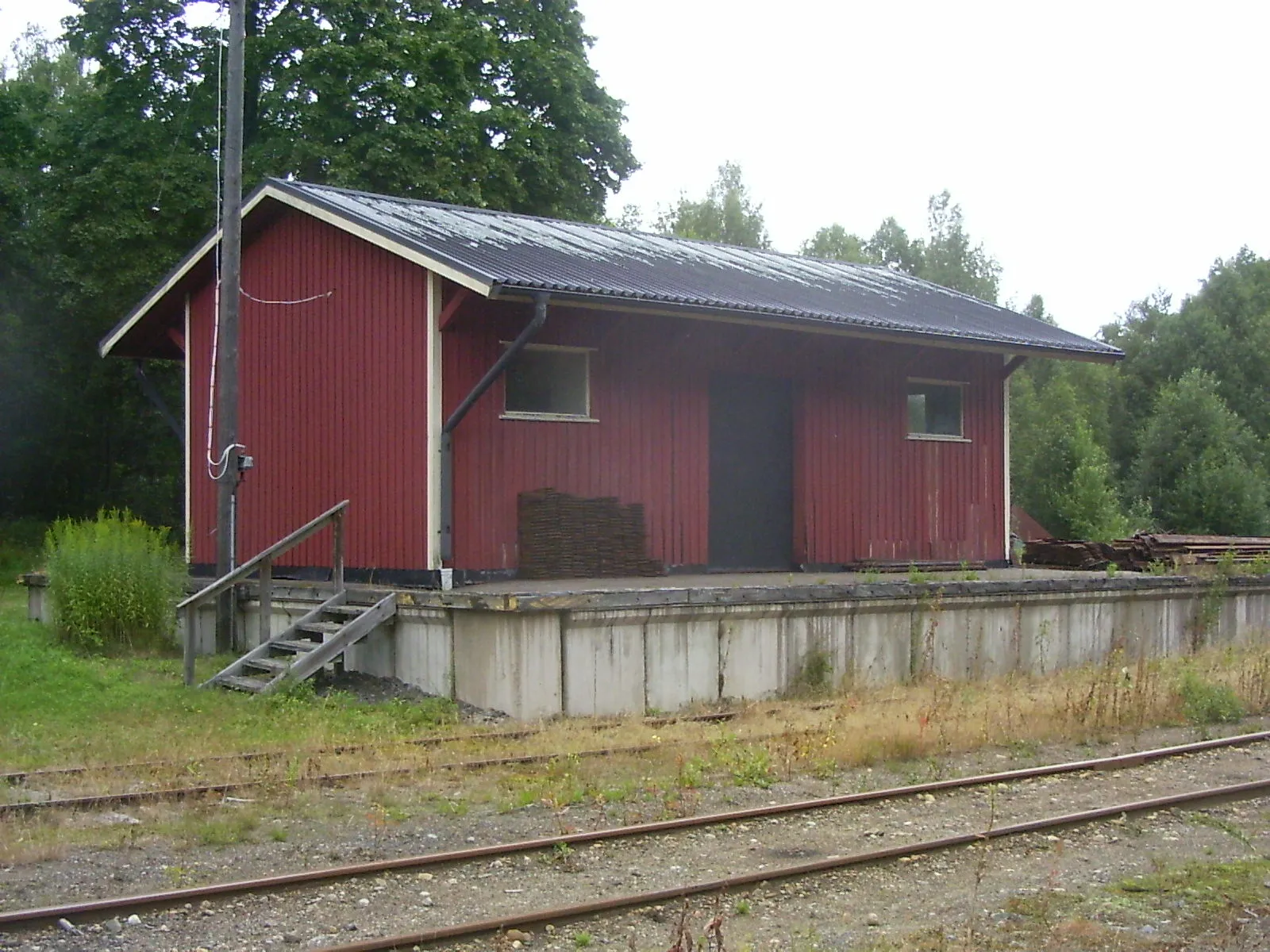 Photo showing: Gyttorp cargo station