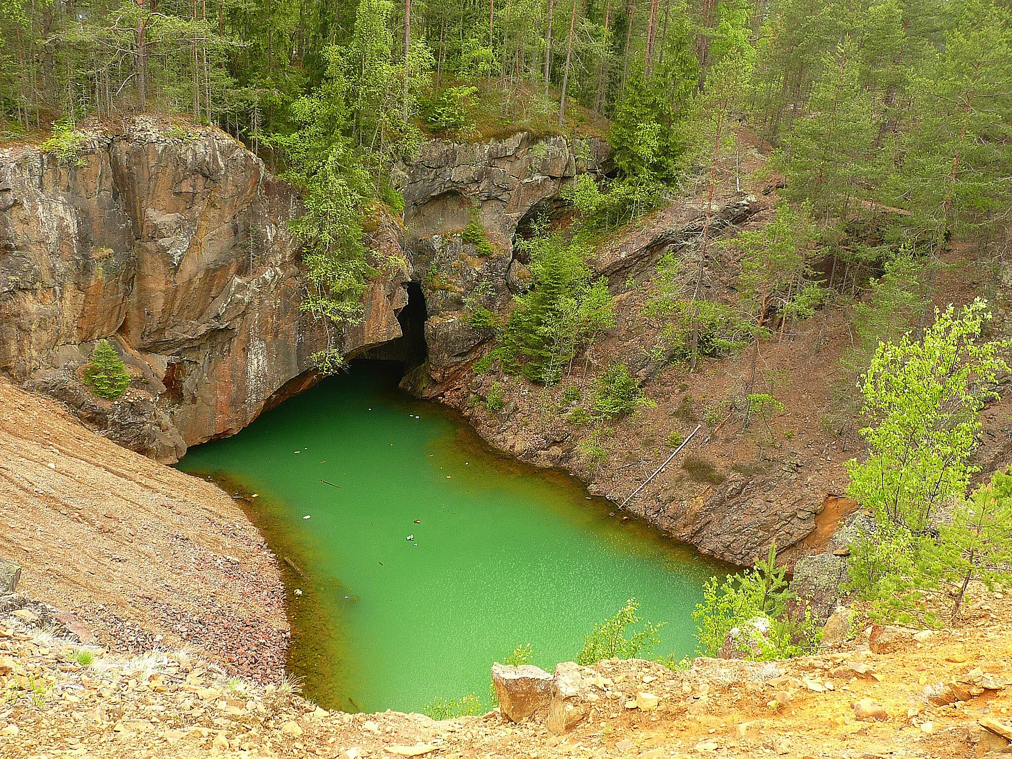 Photo showing: "Ljusnarsberg gruva" copper mine - Kopparberg - Ljusnarsberg  (Sweden)