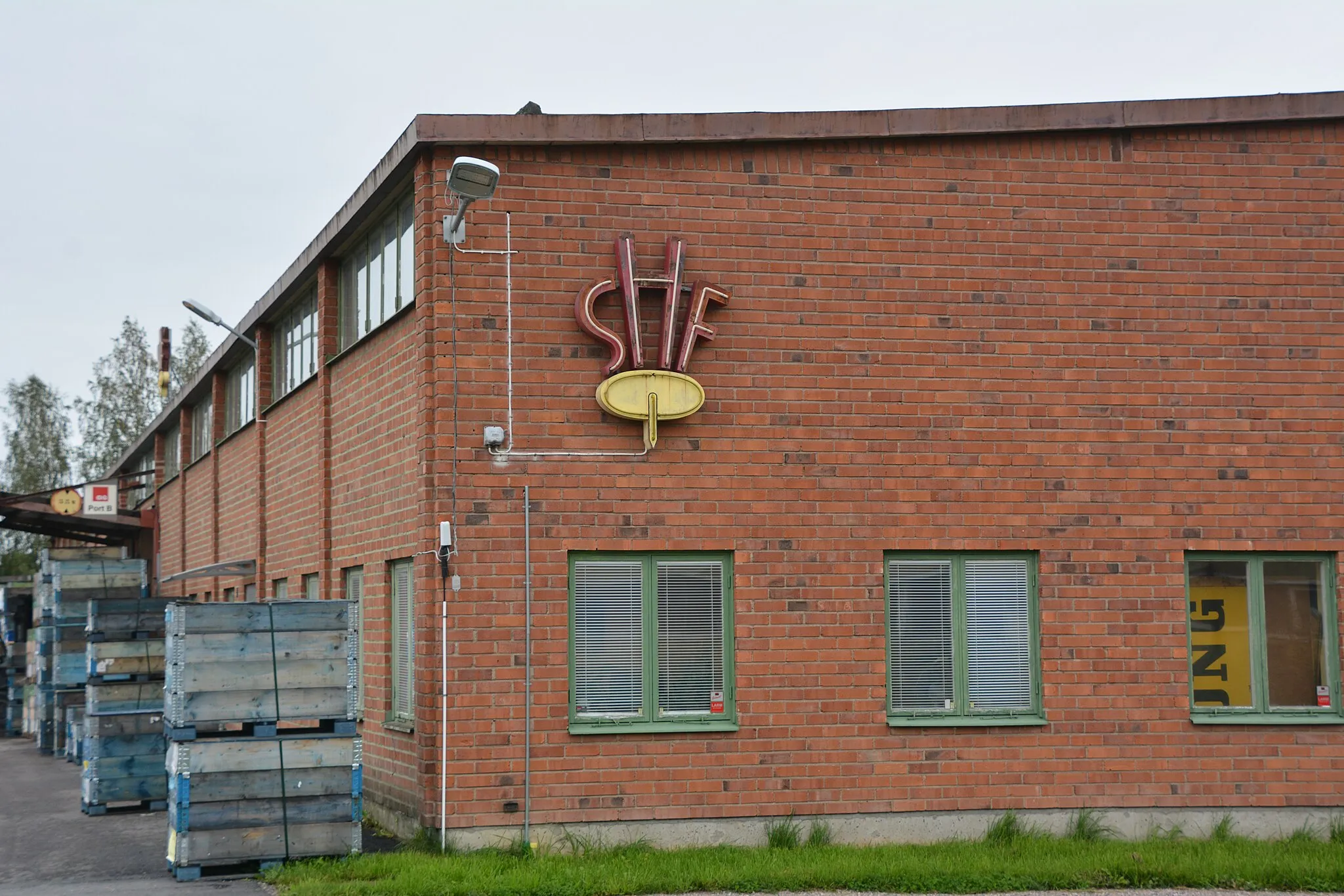 Photo showing: Svenska Häftstiftsfabriken i Pålsboda