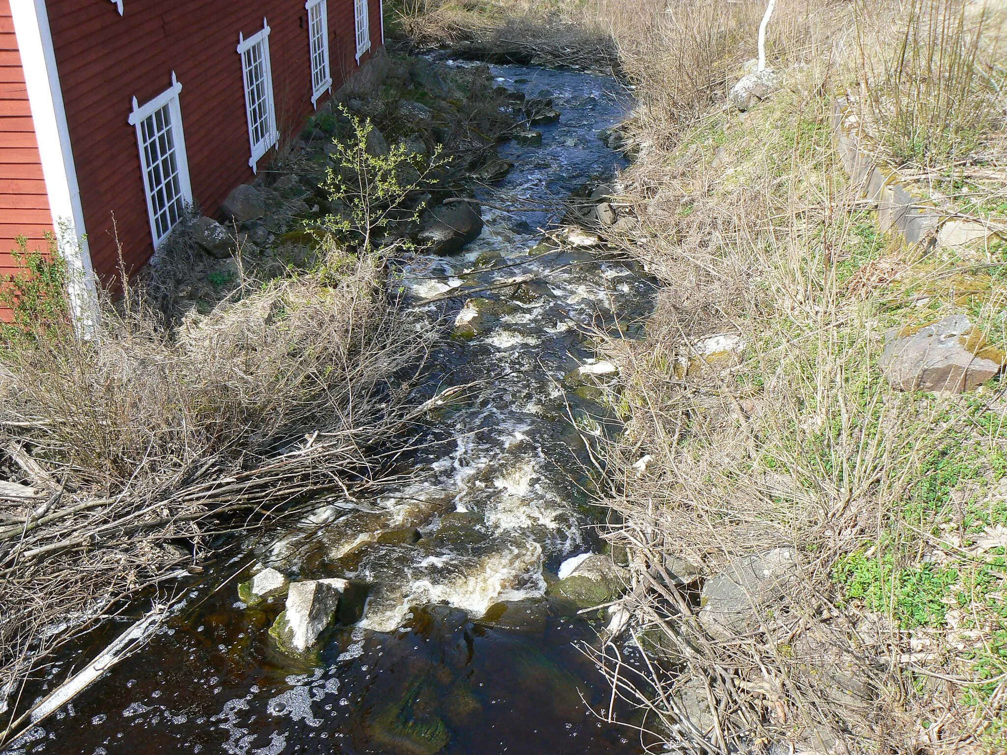 Photo showing: Humpån river, Östergötland, Sweden.