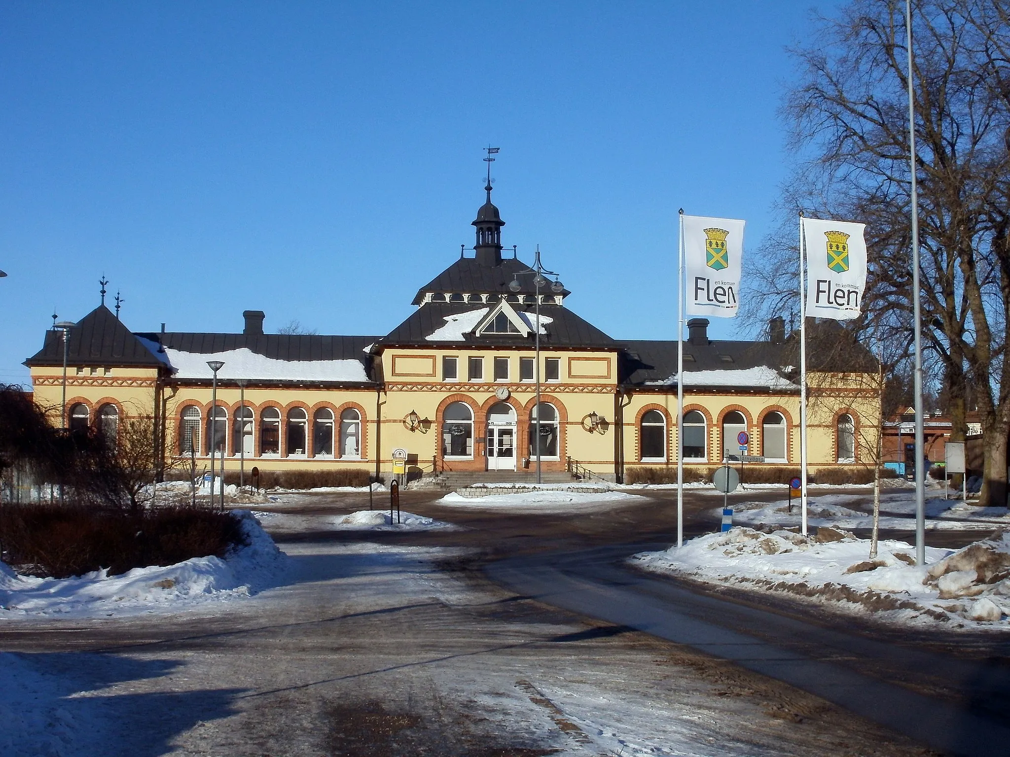 Photo showing: Flen's railwaystation 2011