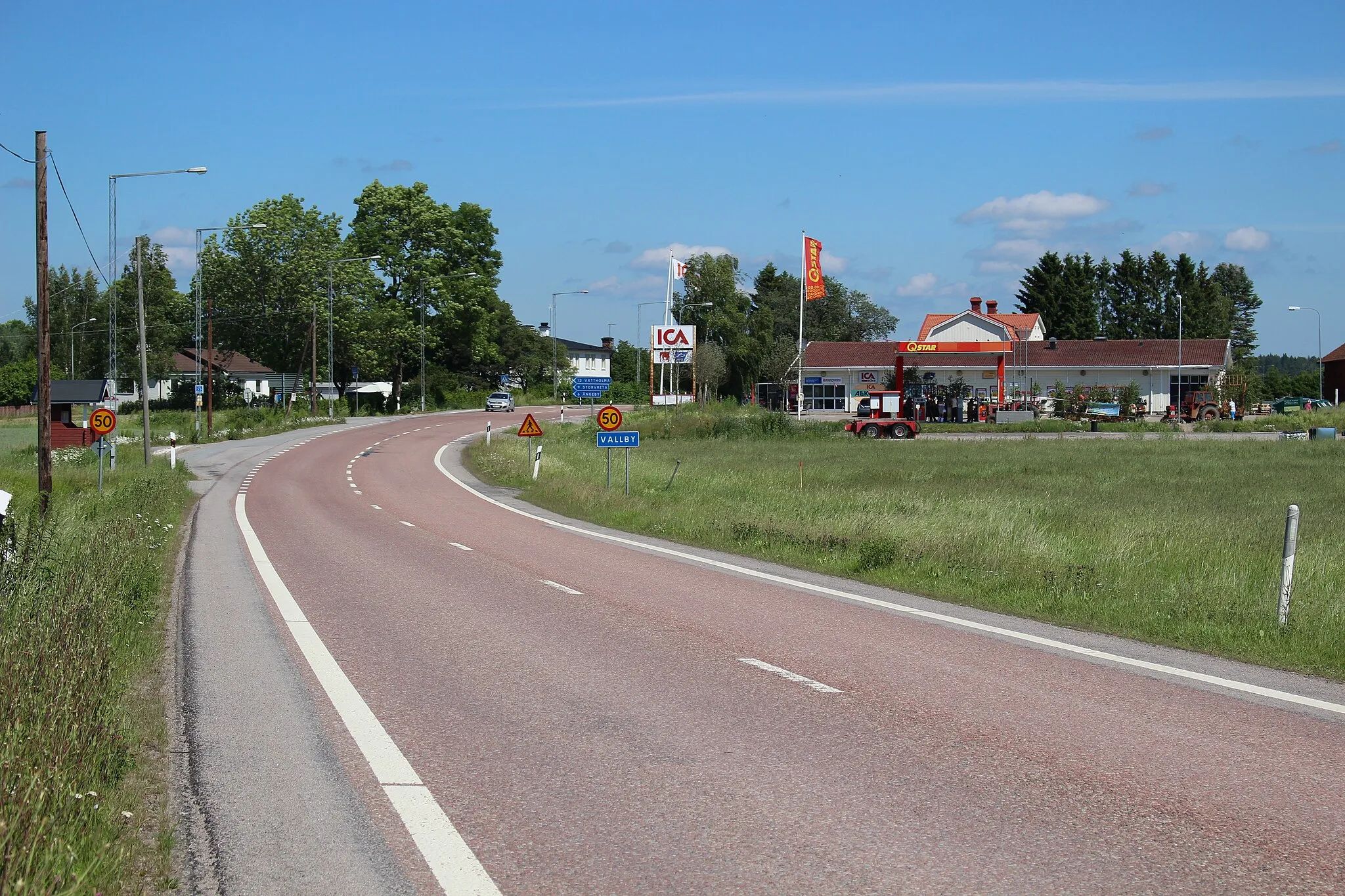 Photo showing: Småorten Vallby i Rasbo socken, Uppsala kommun