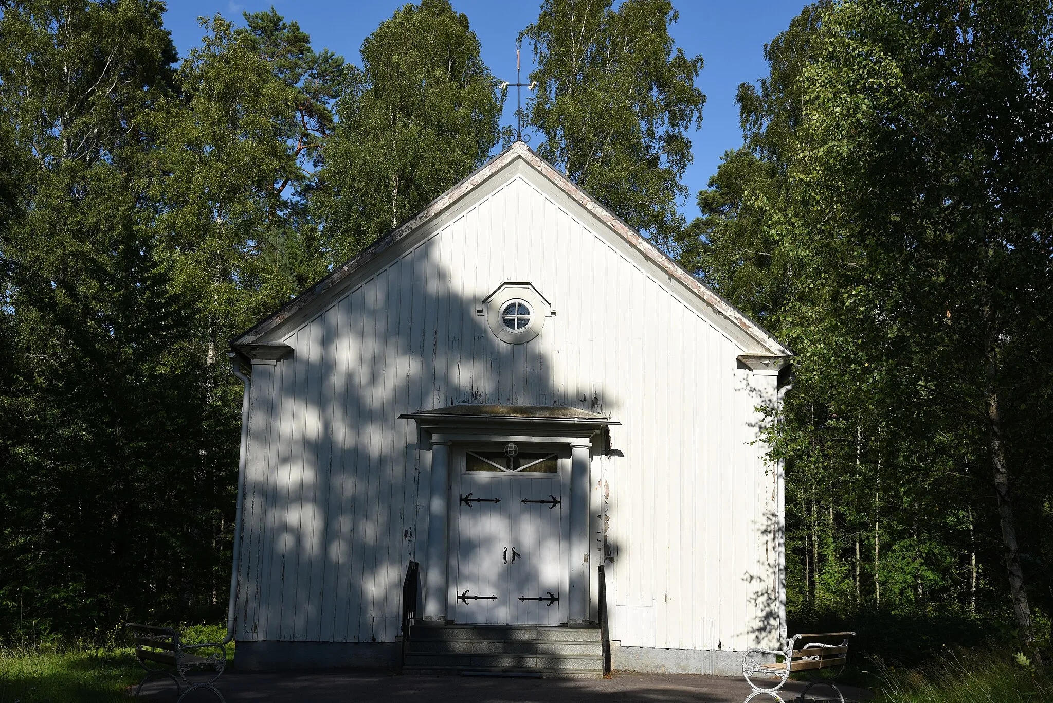 Photo showing: Mariedamms kapell i Askersunds kommun.