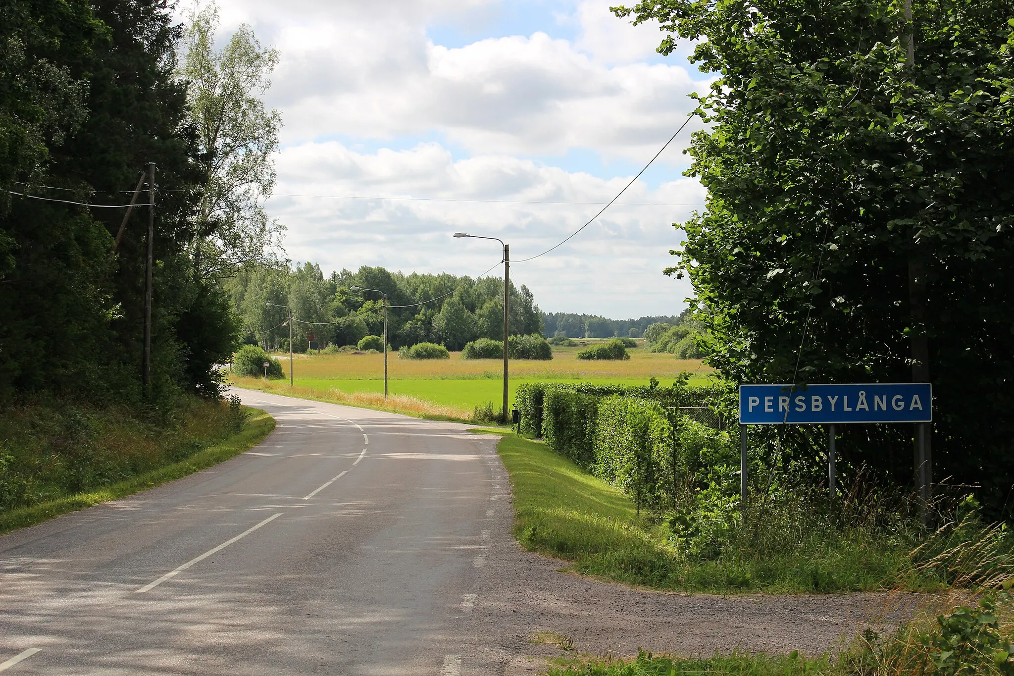 Photo showing: Persbylånga. Vy mot söder.