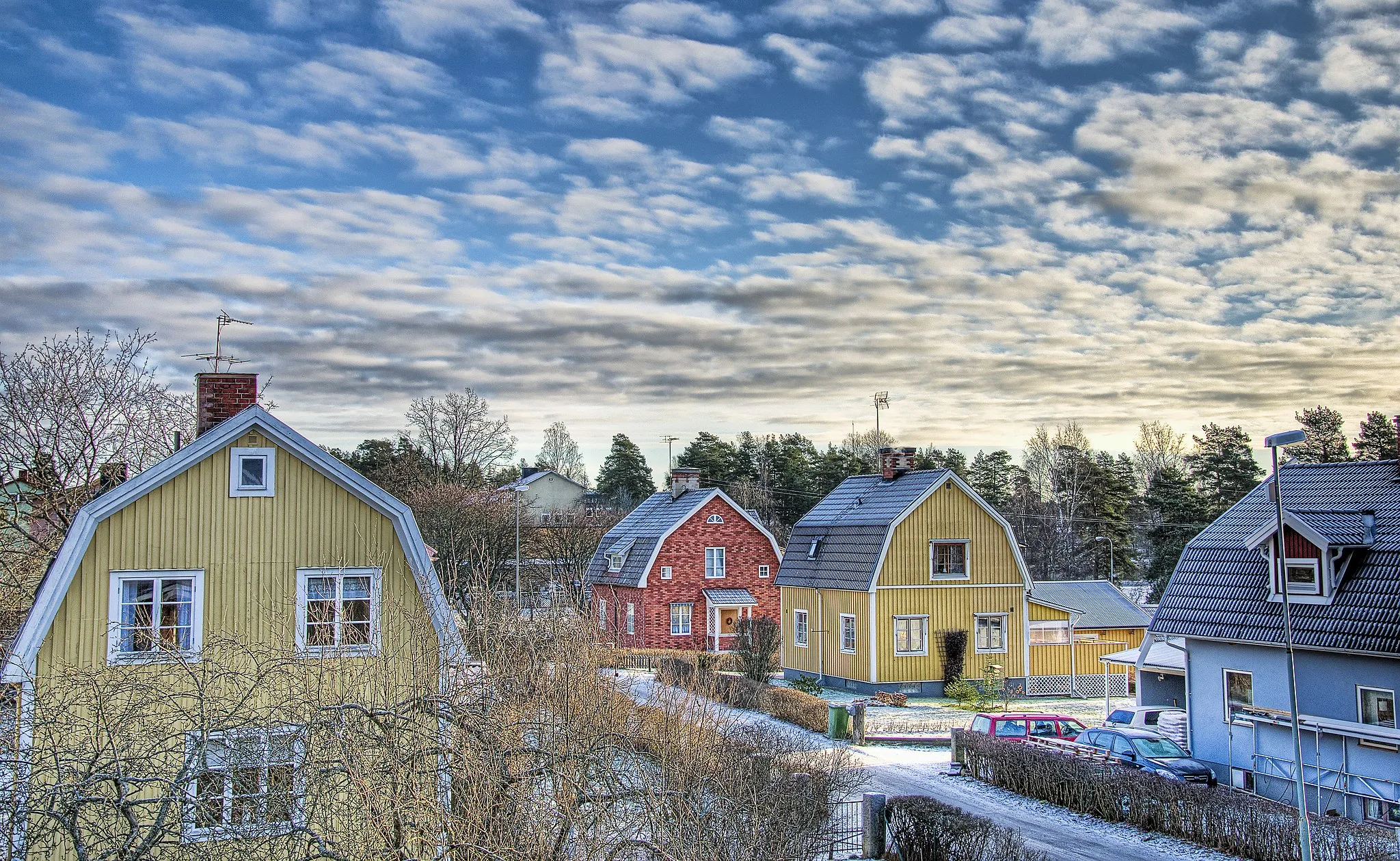 Photo showing: Surahammar, January morning