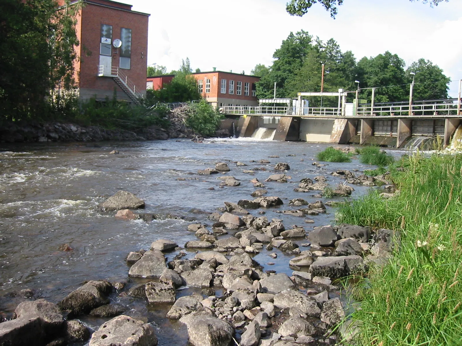 Photo showing: The rapids in Sörstafors.