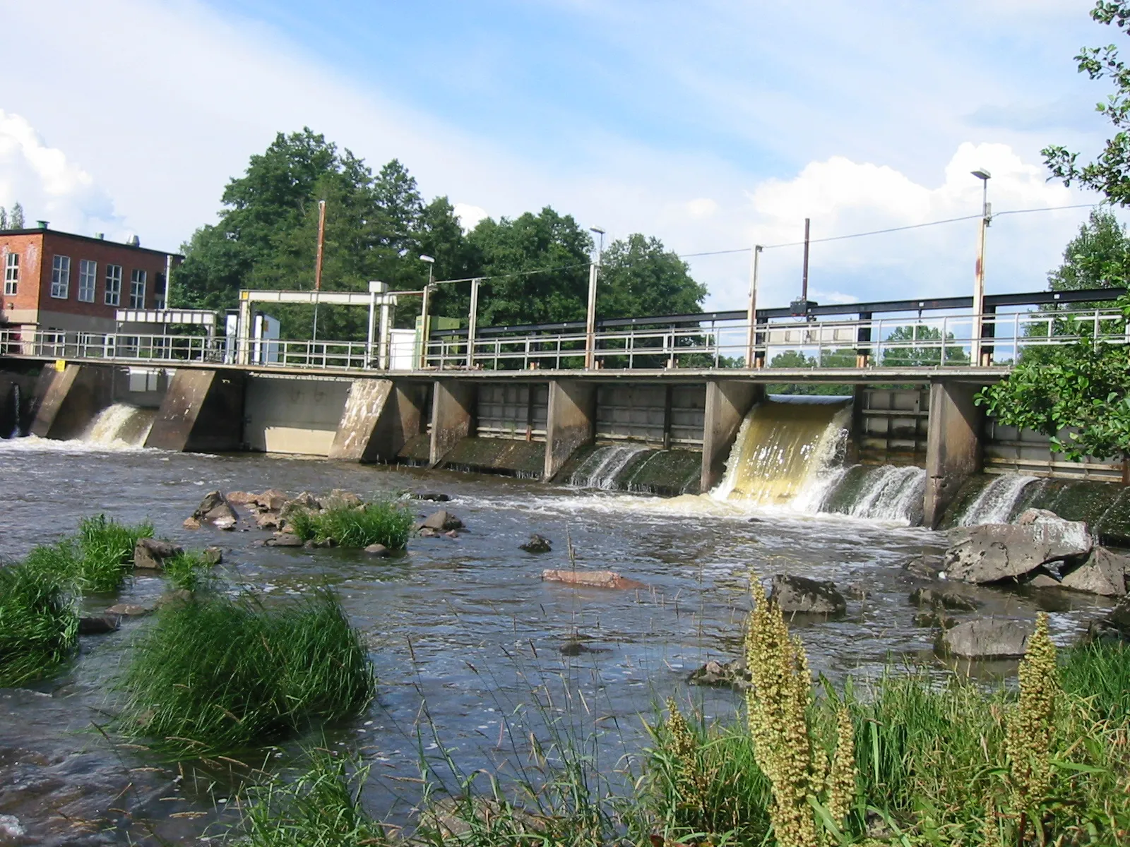 Photo showing: The rapids in Sörstafors.