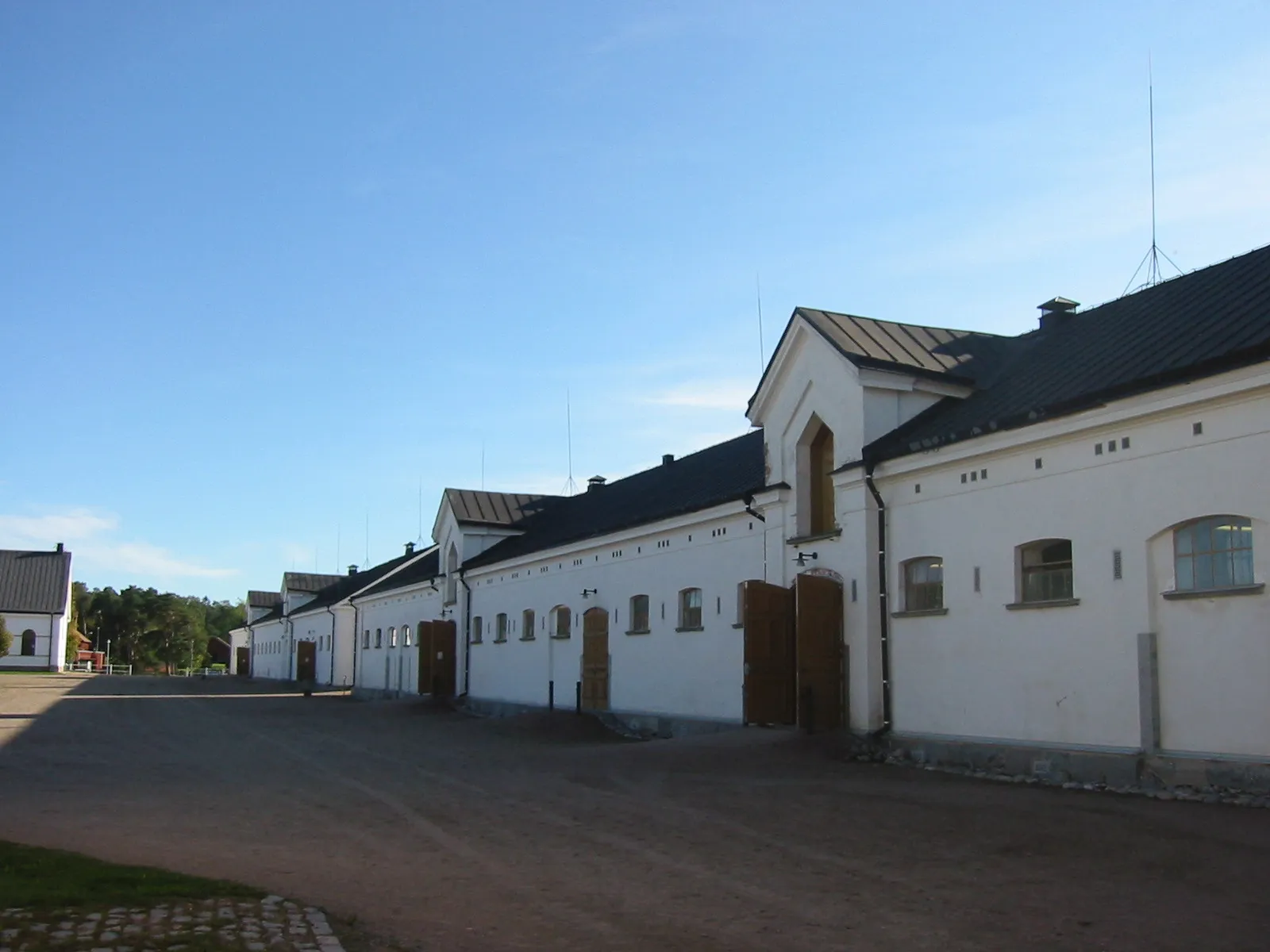 Photo showing: Det stora stallet på ridskolan i Strömsholm