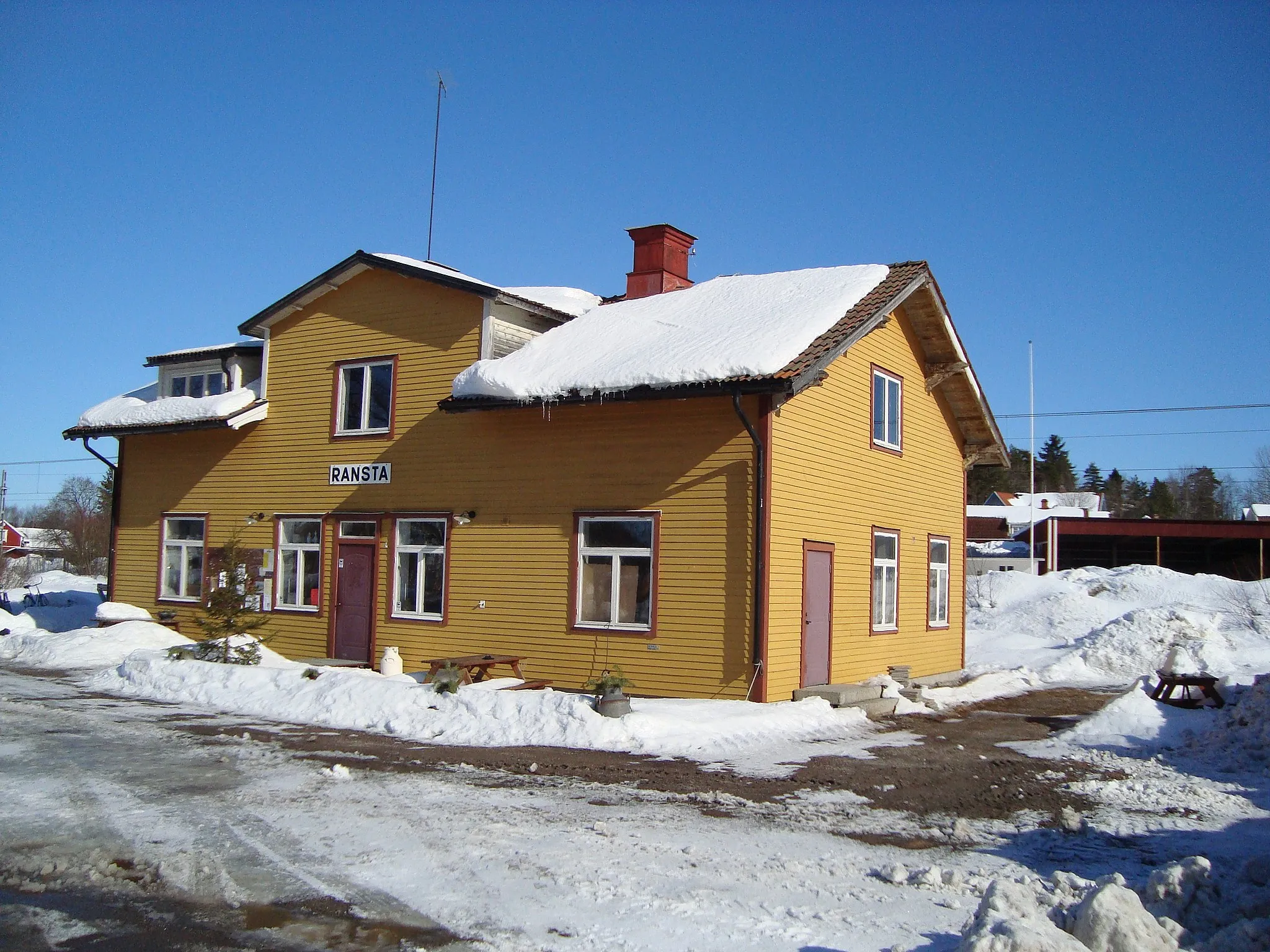 Photo showing: Train station of Ransta, Sala municipality, Sweden