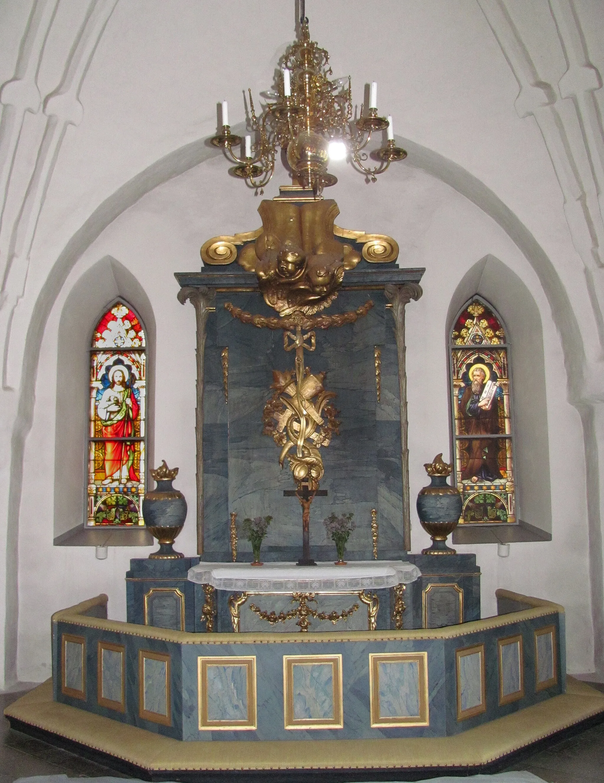 Photo showing: Medåkers kyrka, altare