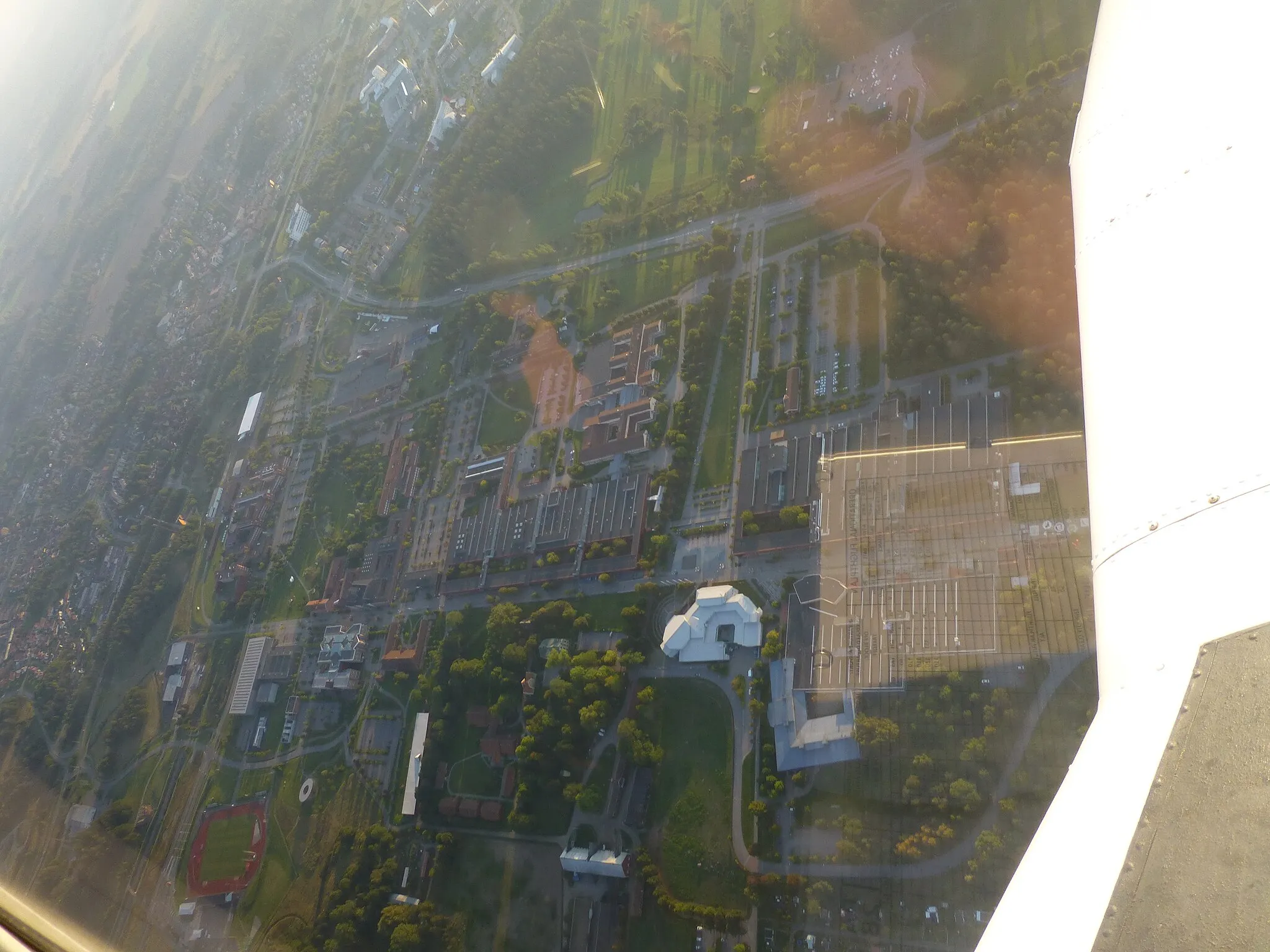 Photo showing: Linköping University from above