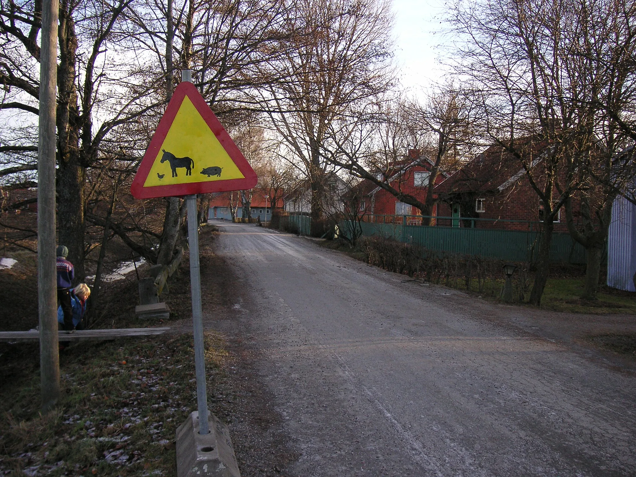 Photo showing: Gamla Nyköpingsvägen genom Saltå