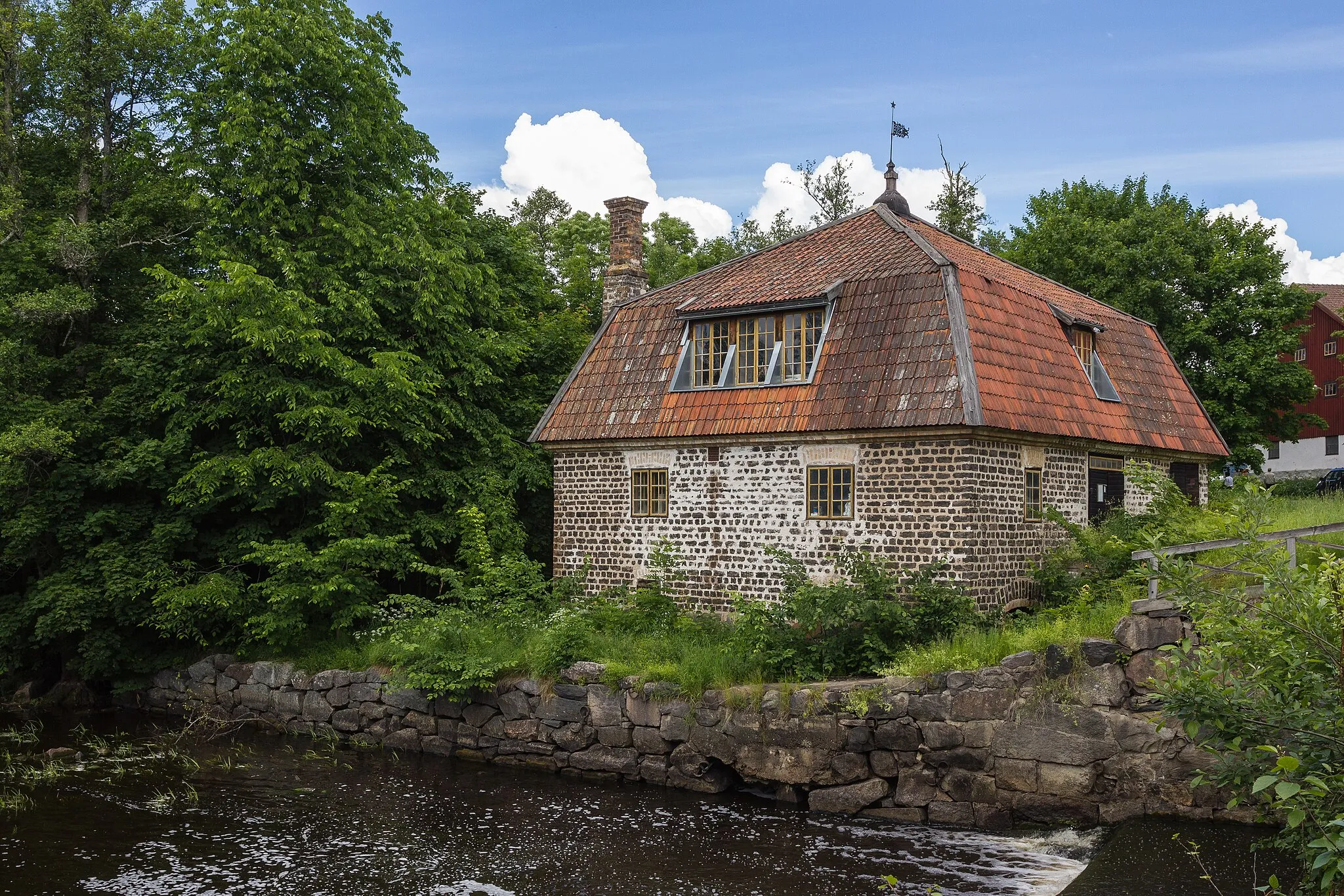 Photo showing: Kraftstationen på Västlands bruk, Tierps kommun, Sverige