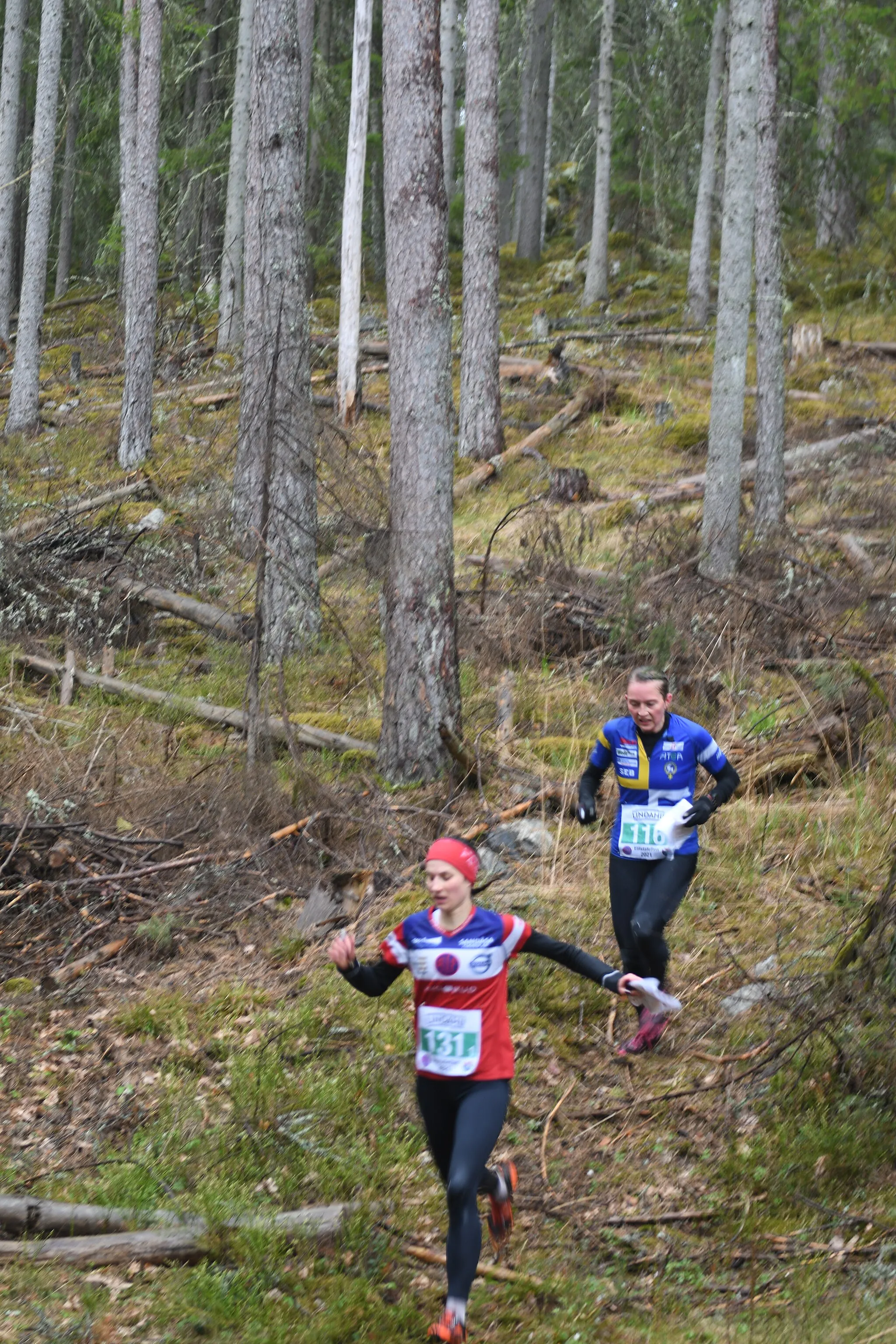 Photo showing: Susen Lösch (Ärla IF) Matilda Eriksson(OK Kåre)