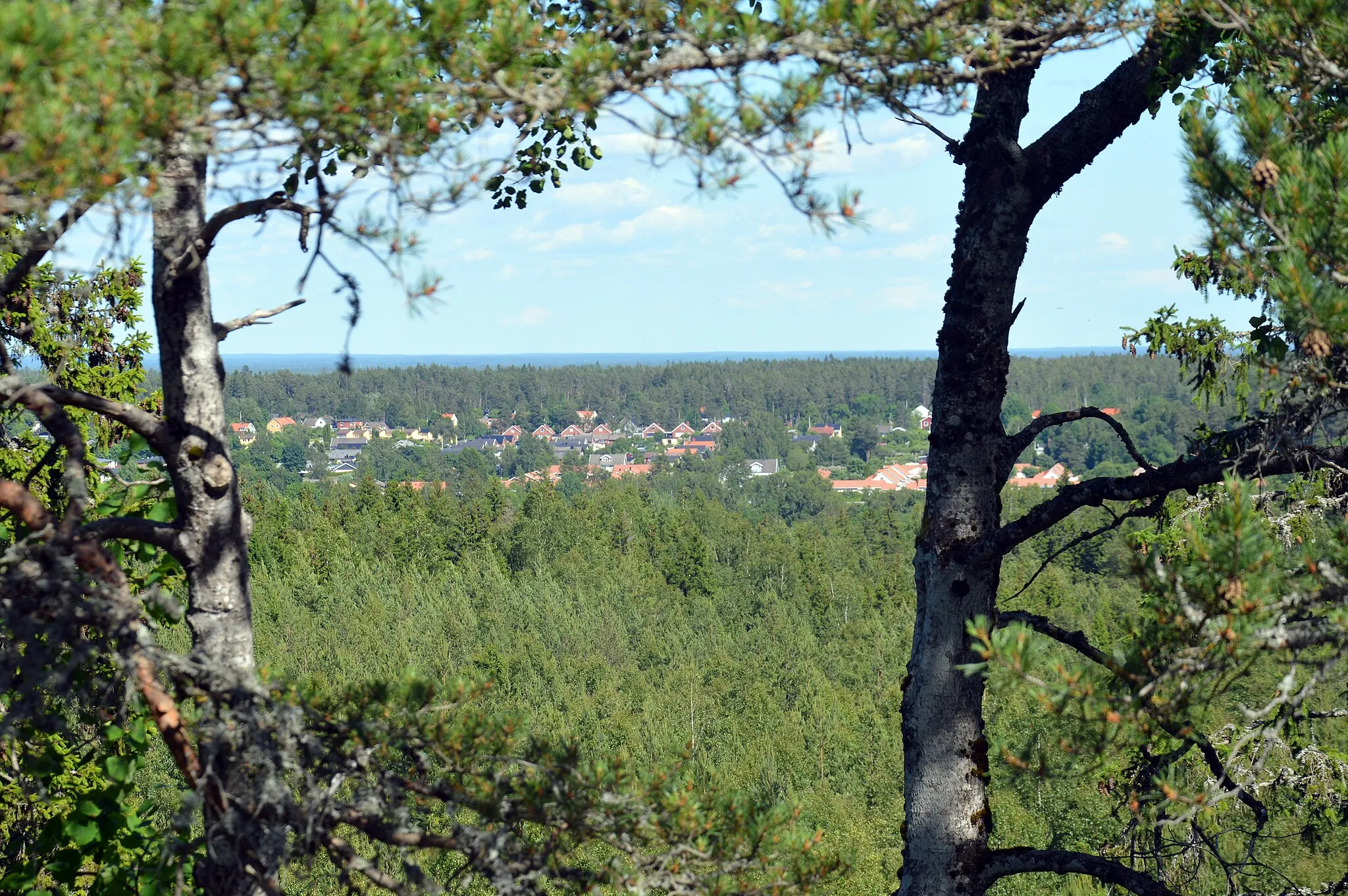 Photo showing: View of Garphyttan from Kanterboda Skans