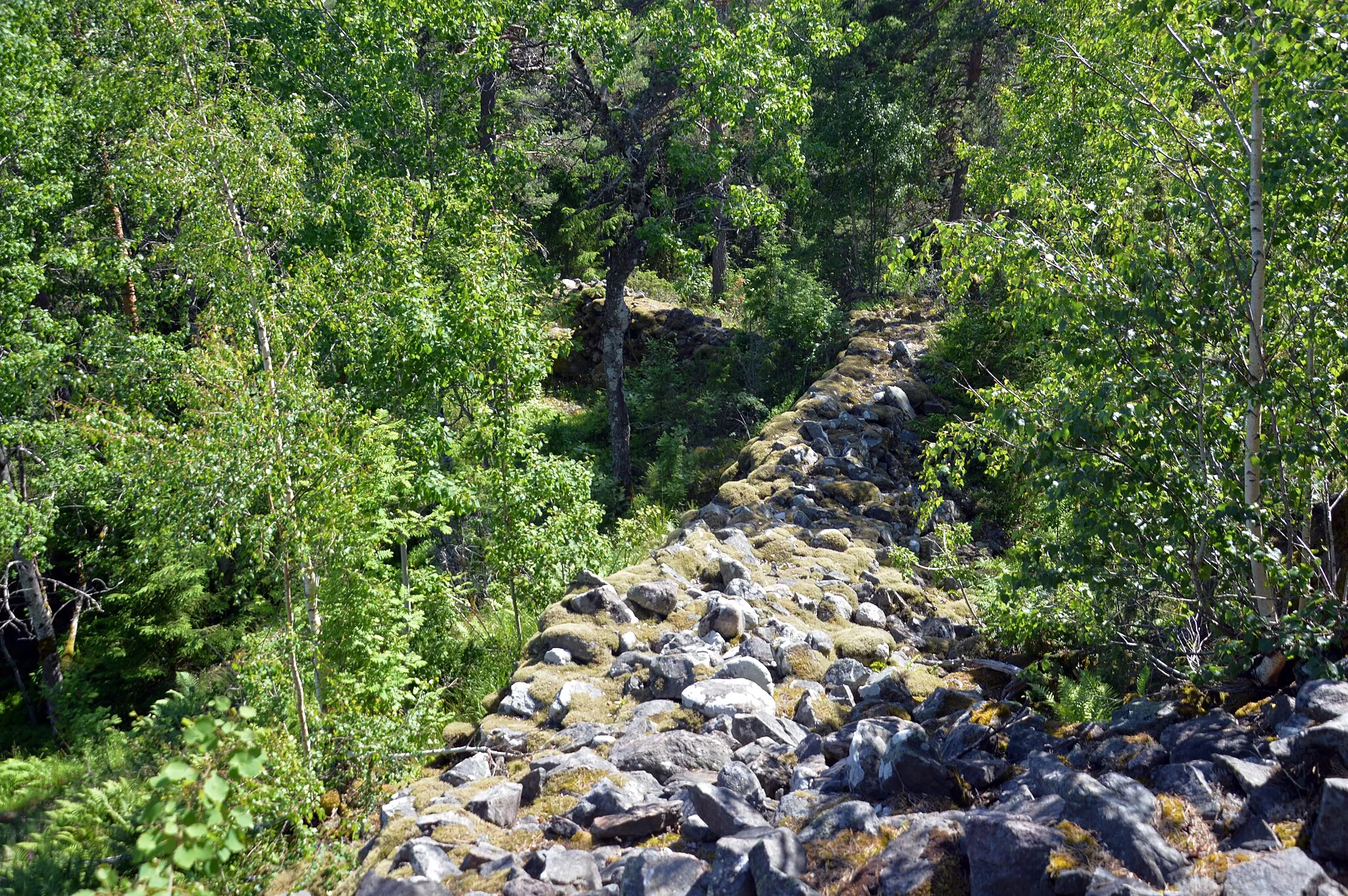 Photo showing: Kanterboda Skans iron-age hillfort